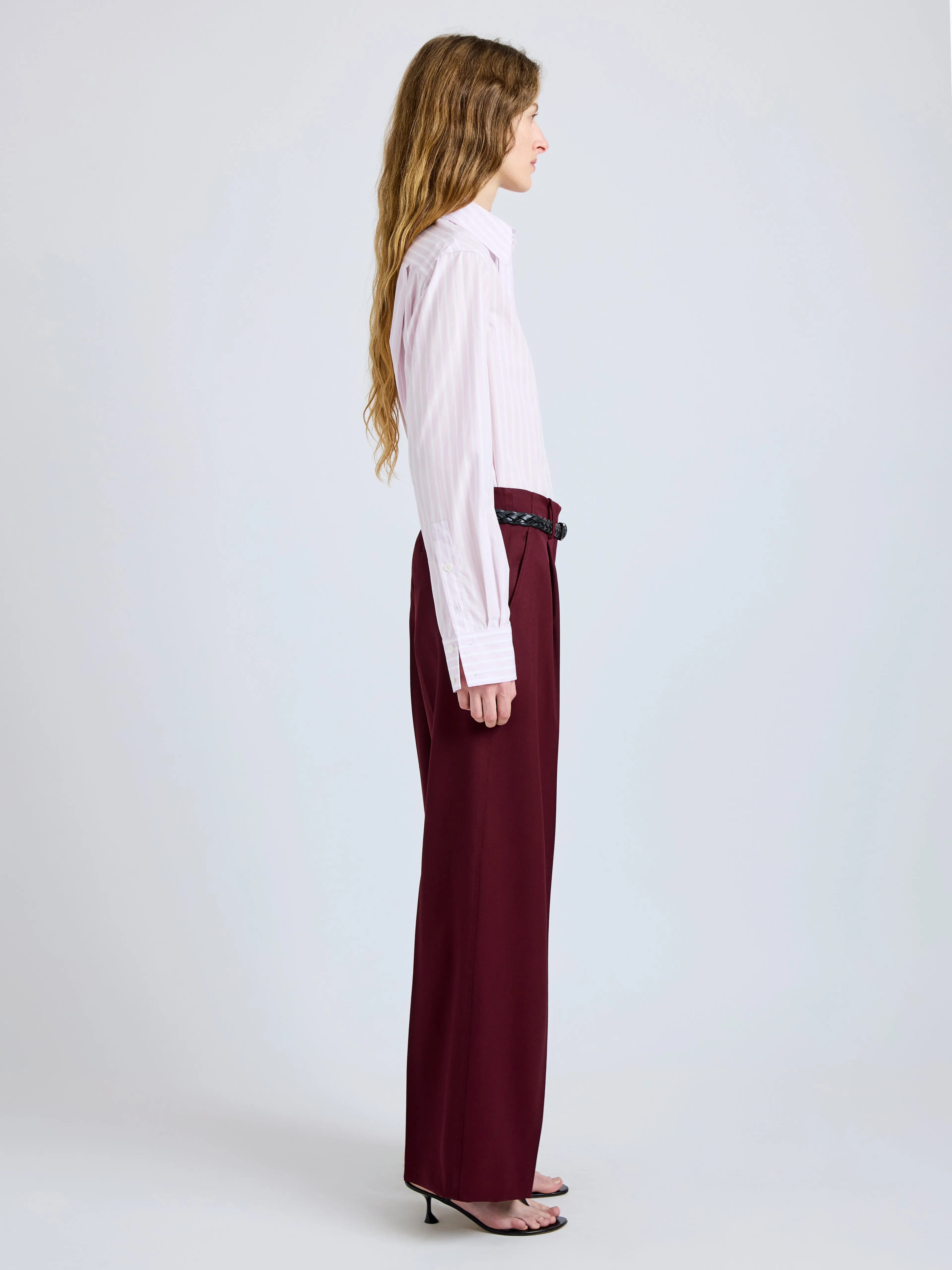 Halima Pant in Wool Gabardine sold by Proenza Schouler product image thumbnail 3