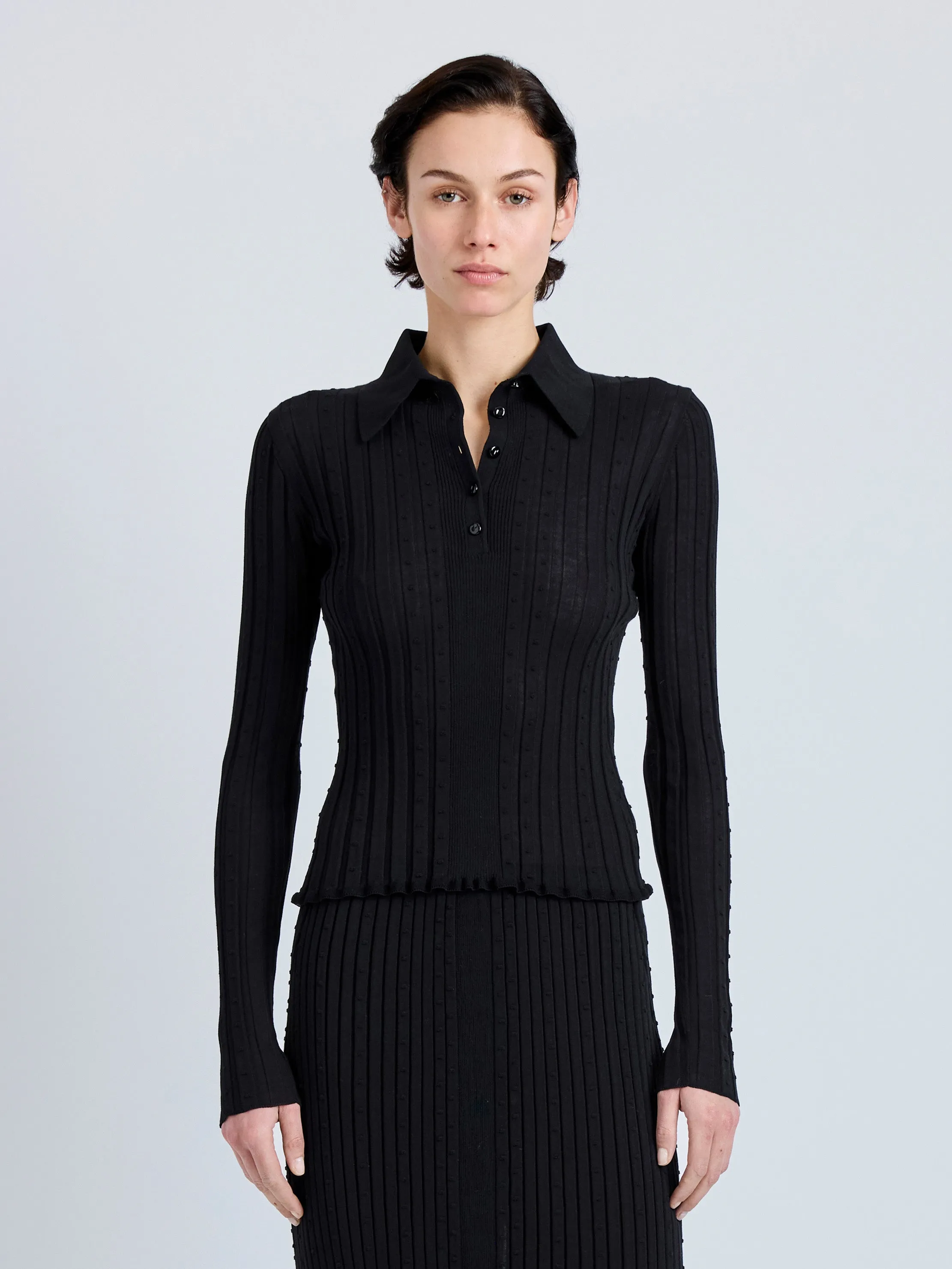 Monet Top in Fine Bobble Knit sold by Proenza Schouler product image thumbnail 2