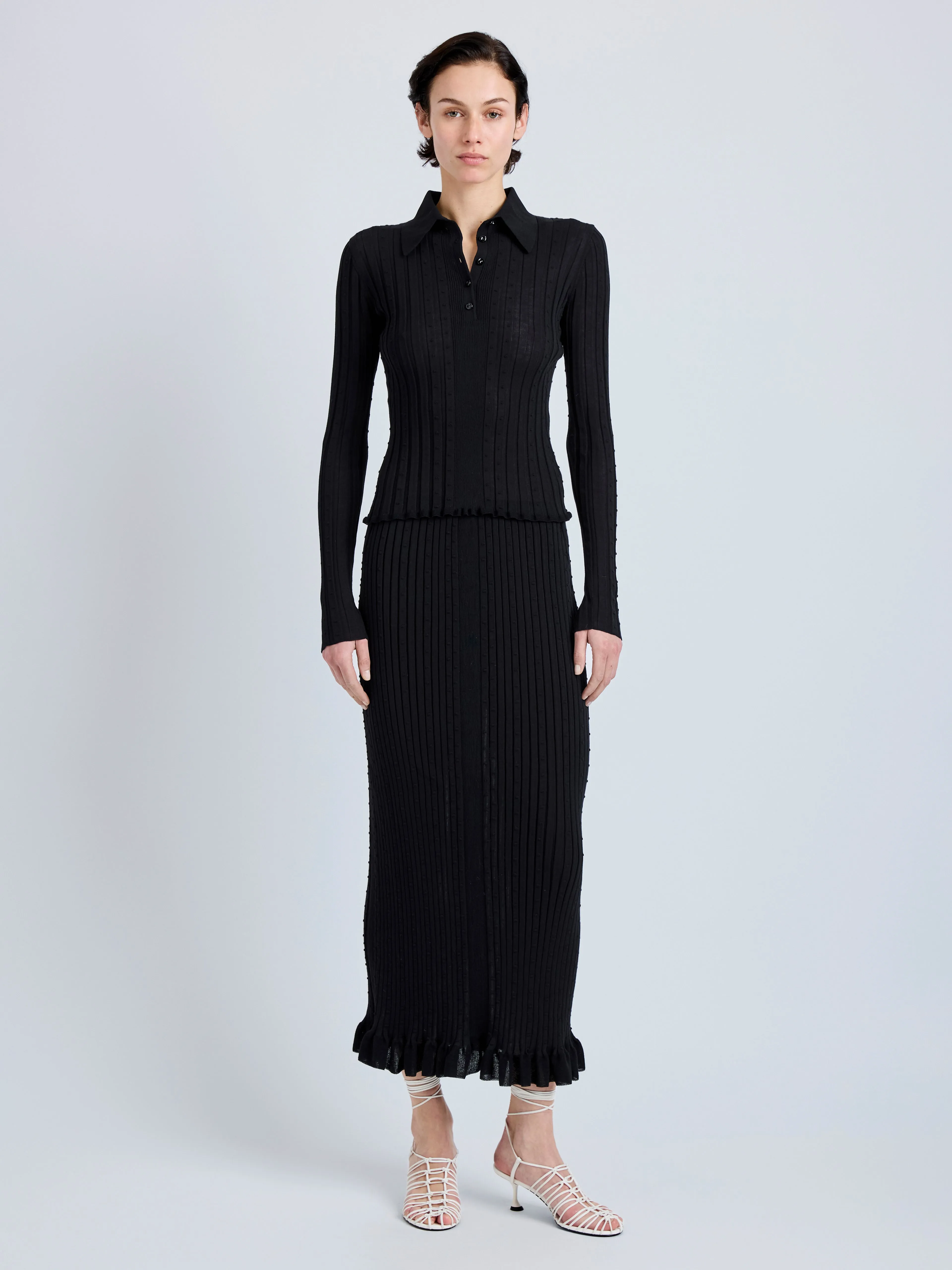 Monet Top in Fine Bobble Knit sold by Proenza Schouler product image thumbnail 3