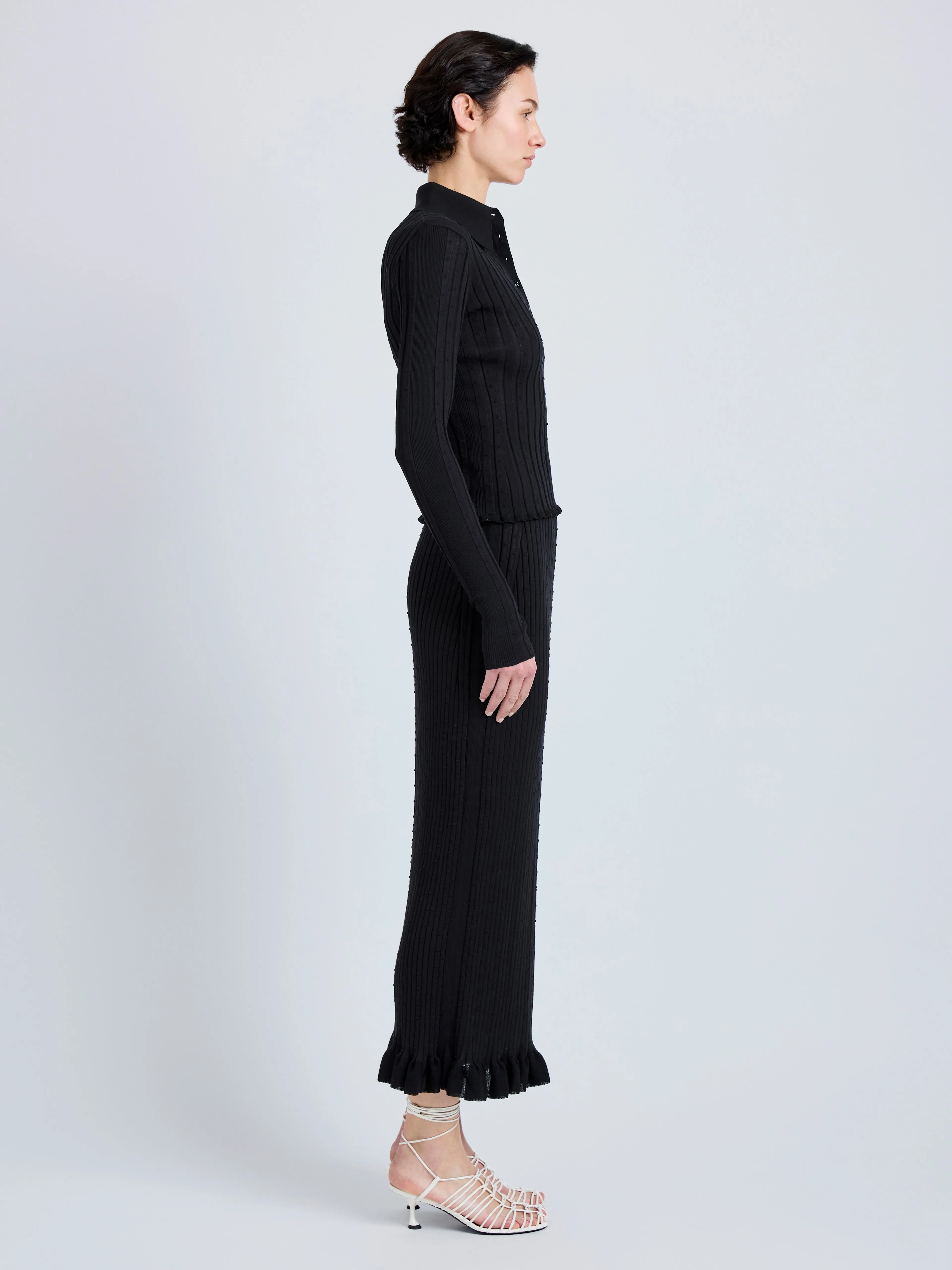 Monet Top in Fine Bobble Knit sold by Proenza Schouler product image thumbnail 4