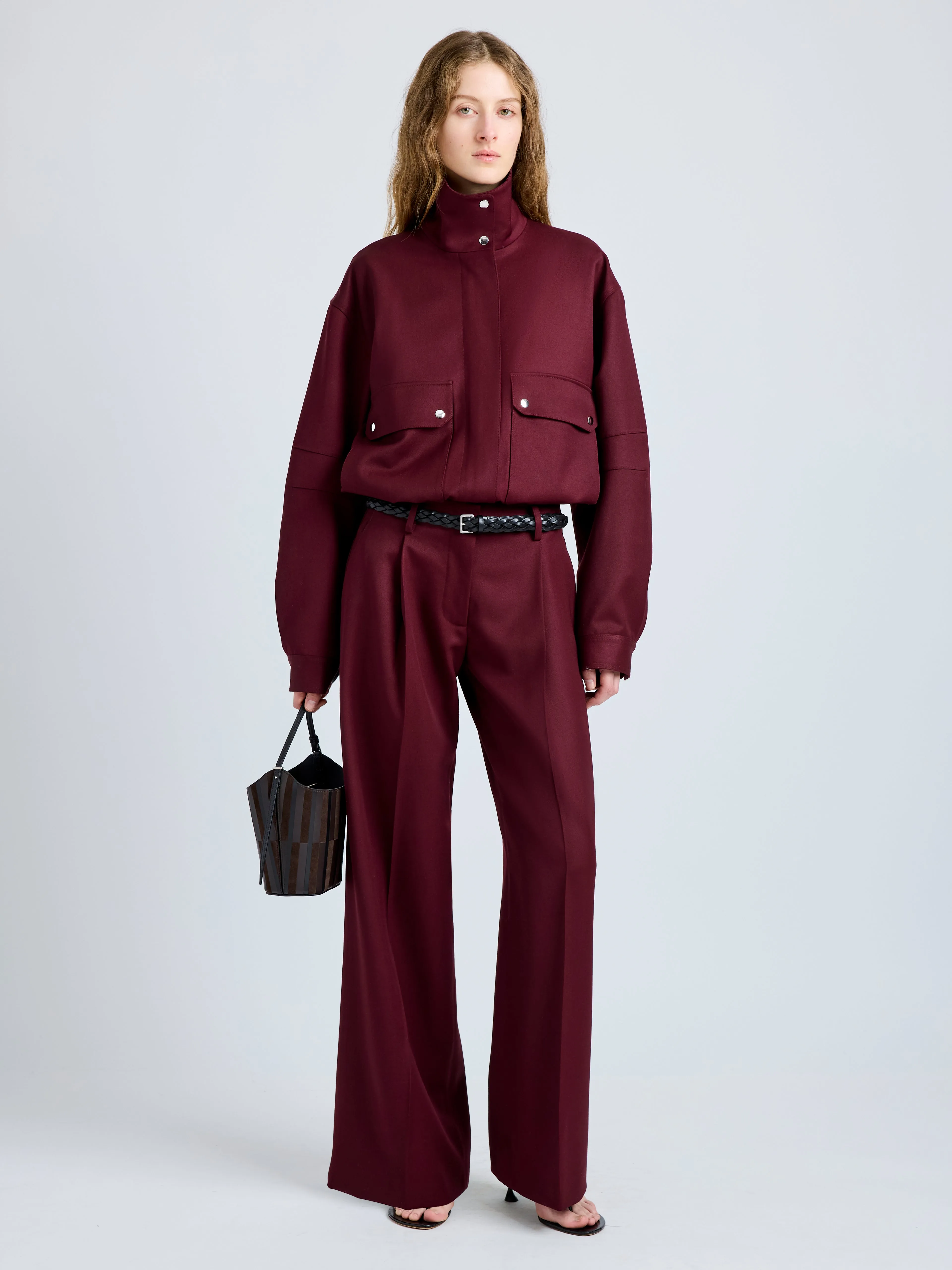 Aviva Jacket in Wool Gabardine sold by Proenza Schouler product image thumbnail 3