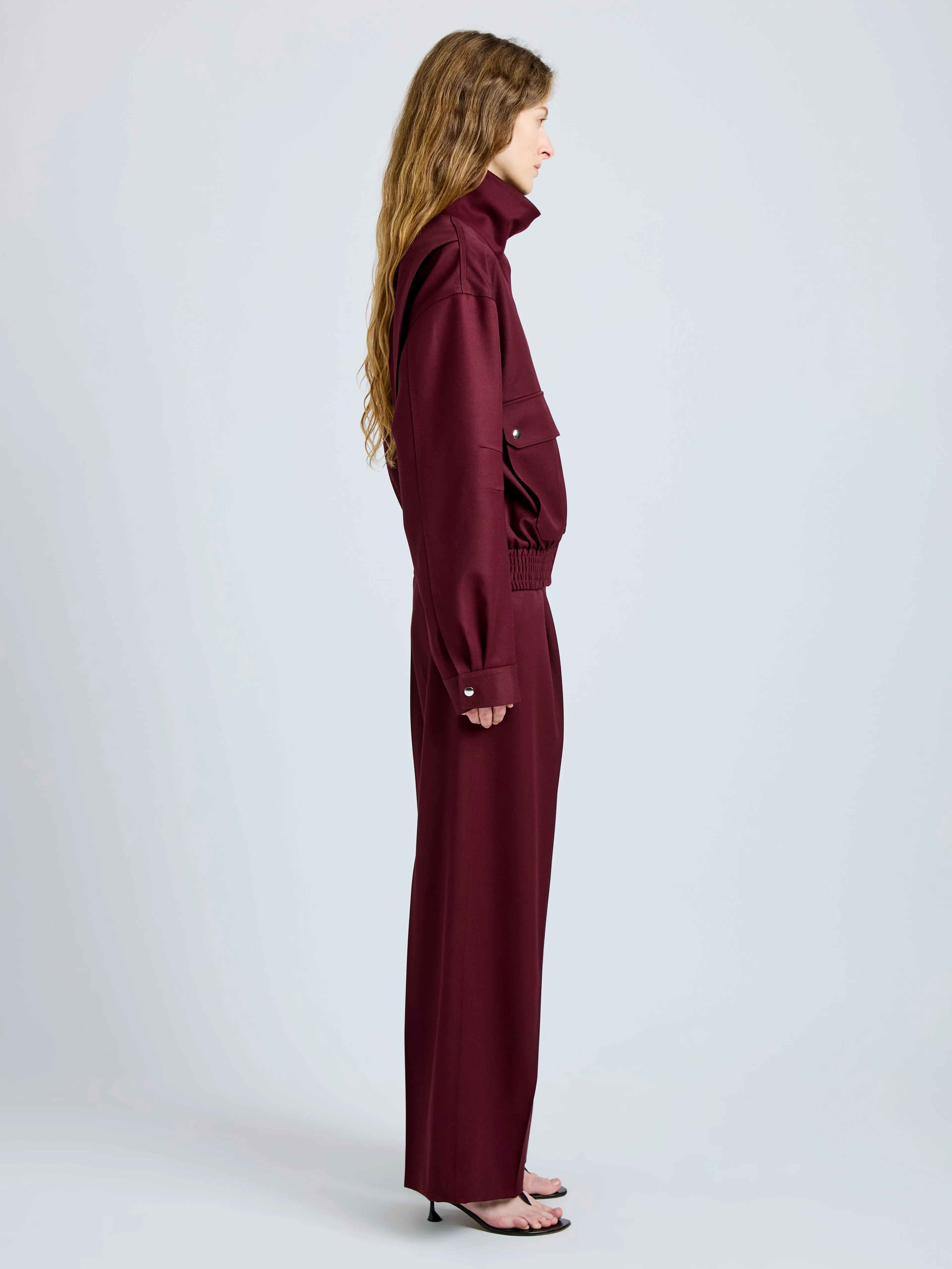 Aviva Jacket in Wool Gabardine sold by Proenza Schouler product image thumbnail 4