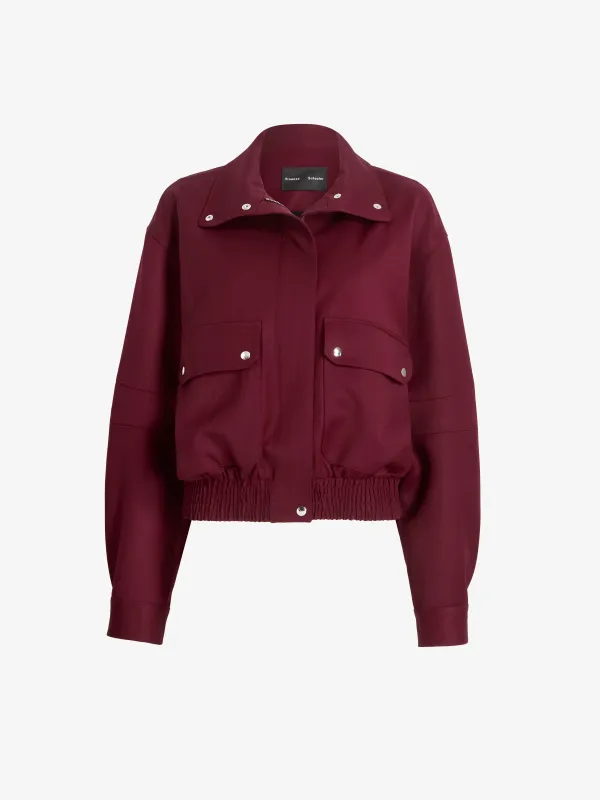 Aviva Jacket in Wool Gabardine made by Proenza Schouler