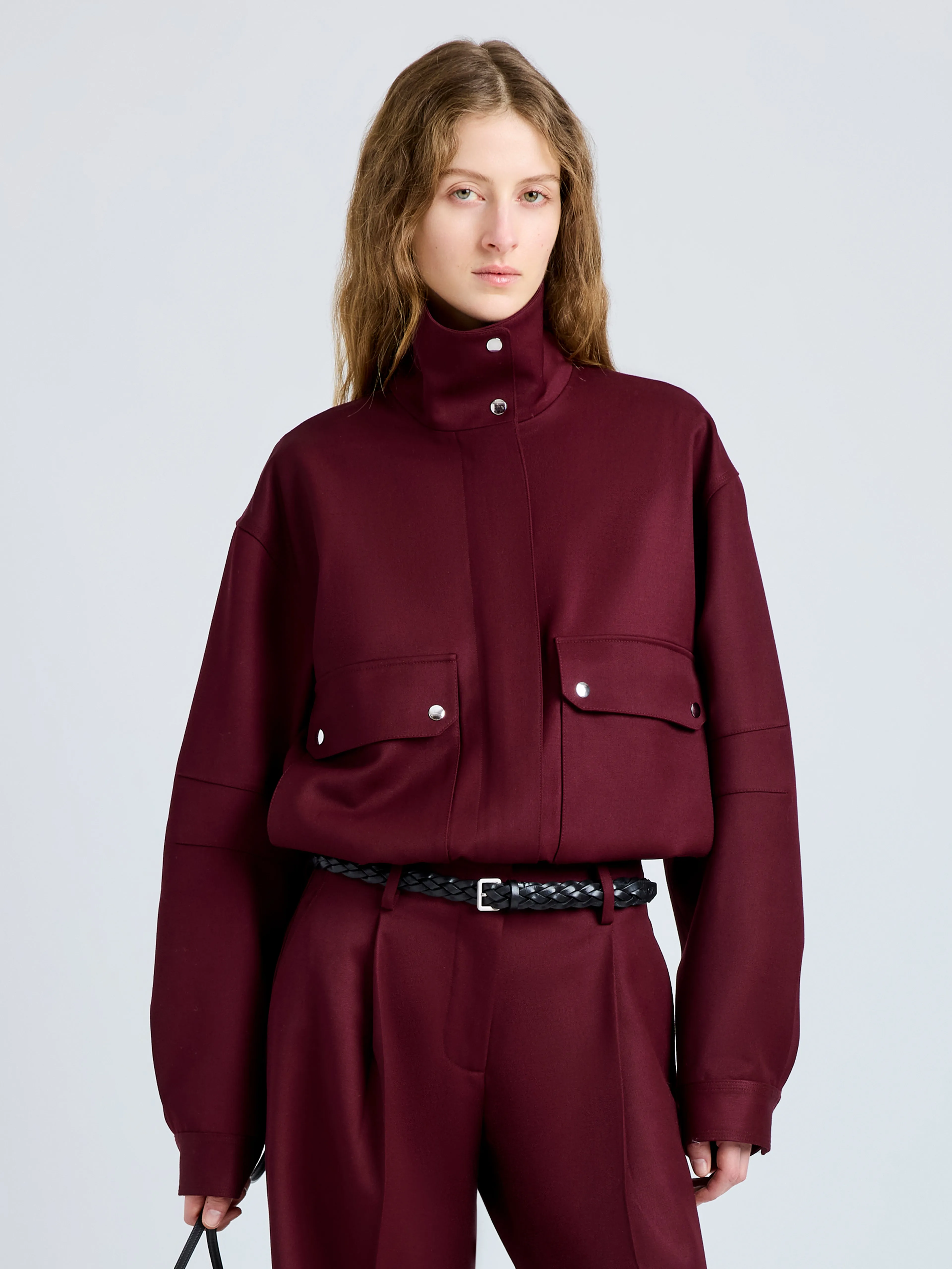 Aviva Jacket in Wool Gabardine sold by Proenza Schouler product image thumbnail 2
