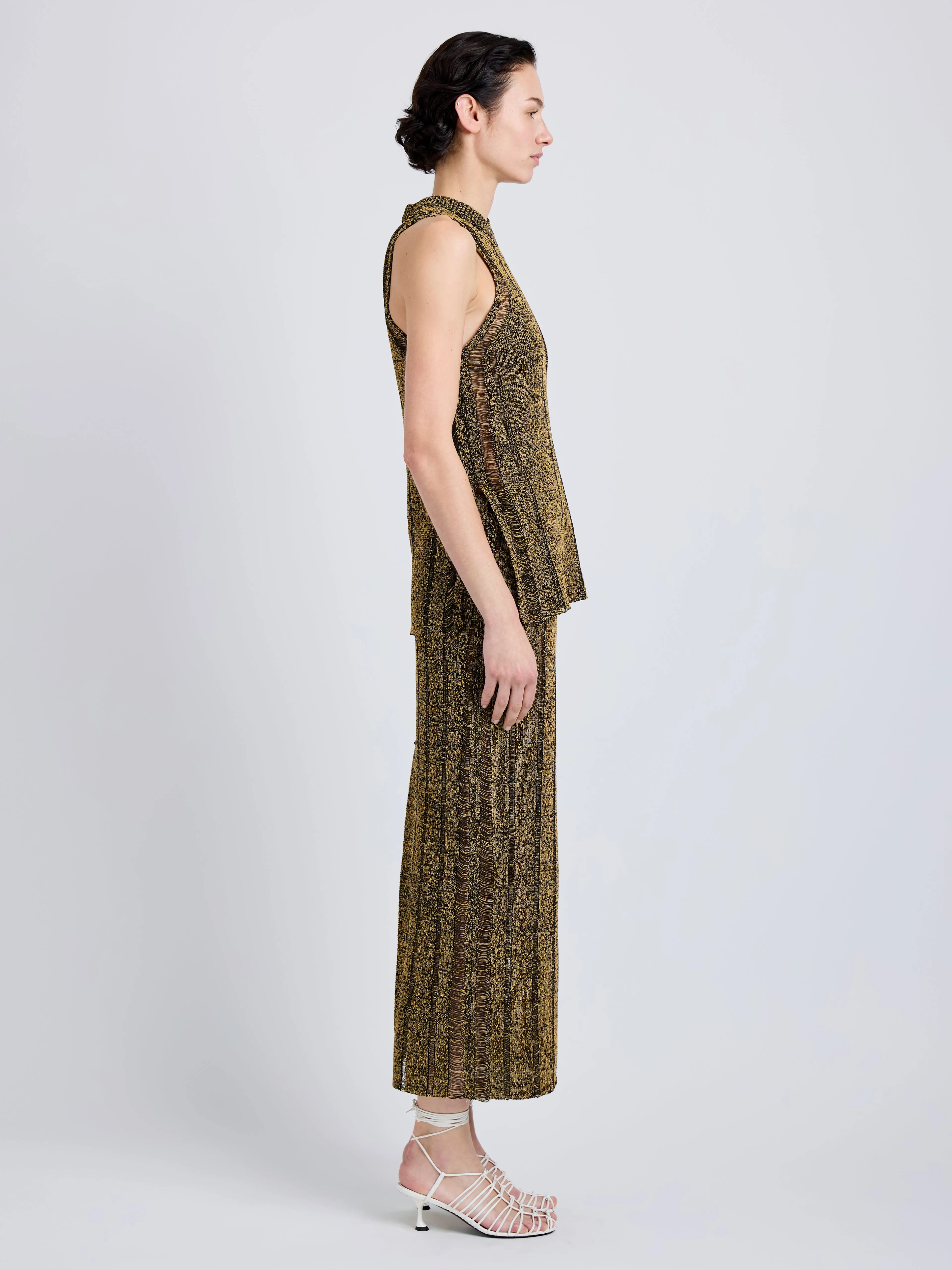 Maelle Skirt in Drop Needle Tweed sold by Proenza Schouler product image thumbnail 3
