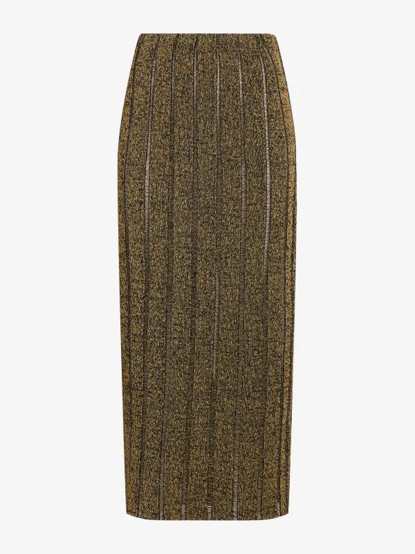 Maelle Skirt in Drop Needle Tweed made by Proenza Schouler