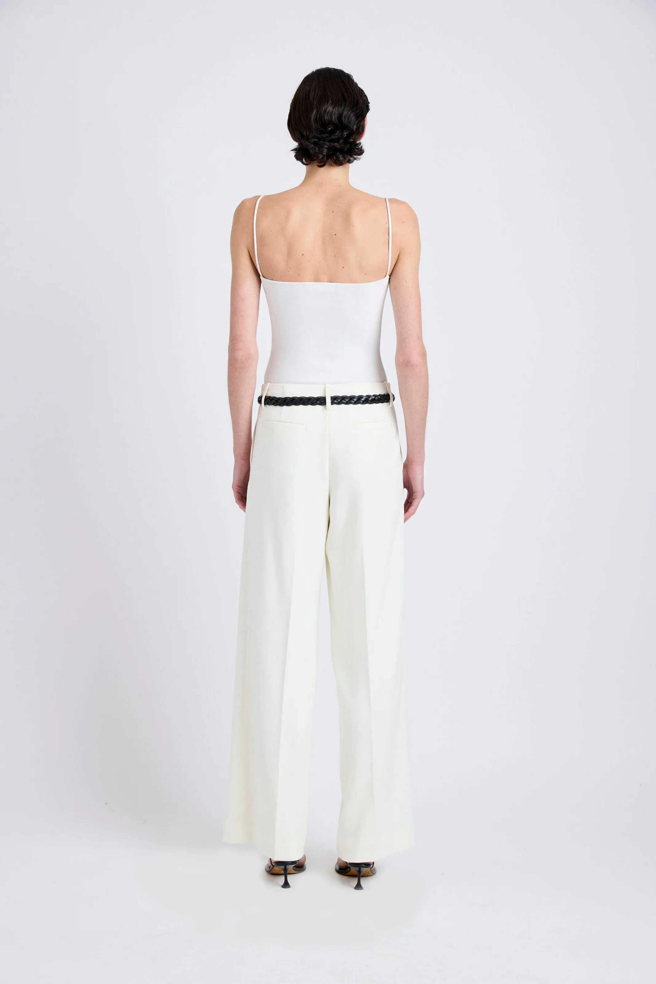 Halima Pant in Matte Double Crepe sold by Proenza Schouler product image thumbnail 4