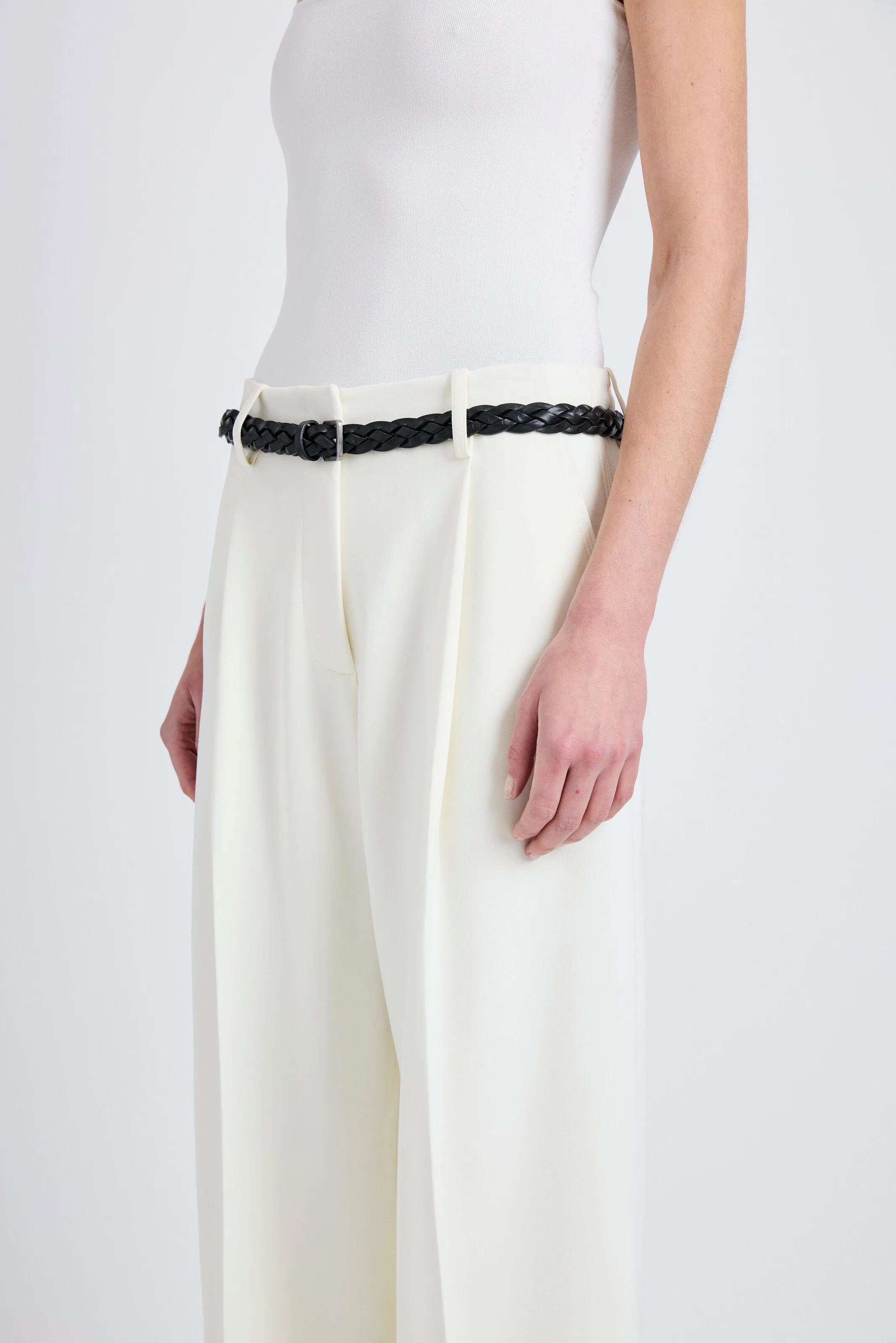 Halima Pant in Matte Double Crepe sold by Proenza Schouler product image thumbnail 5