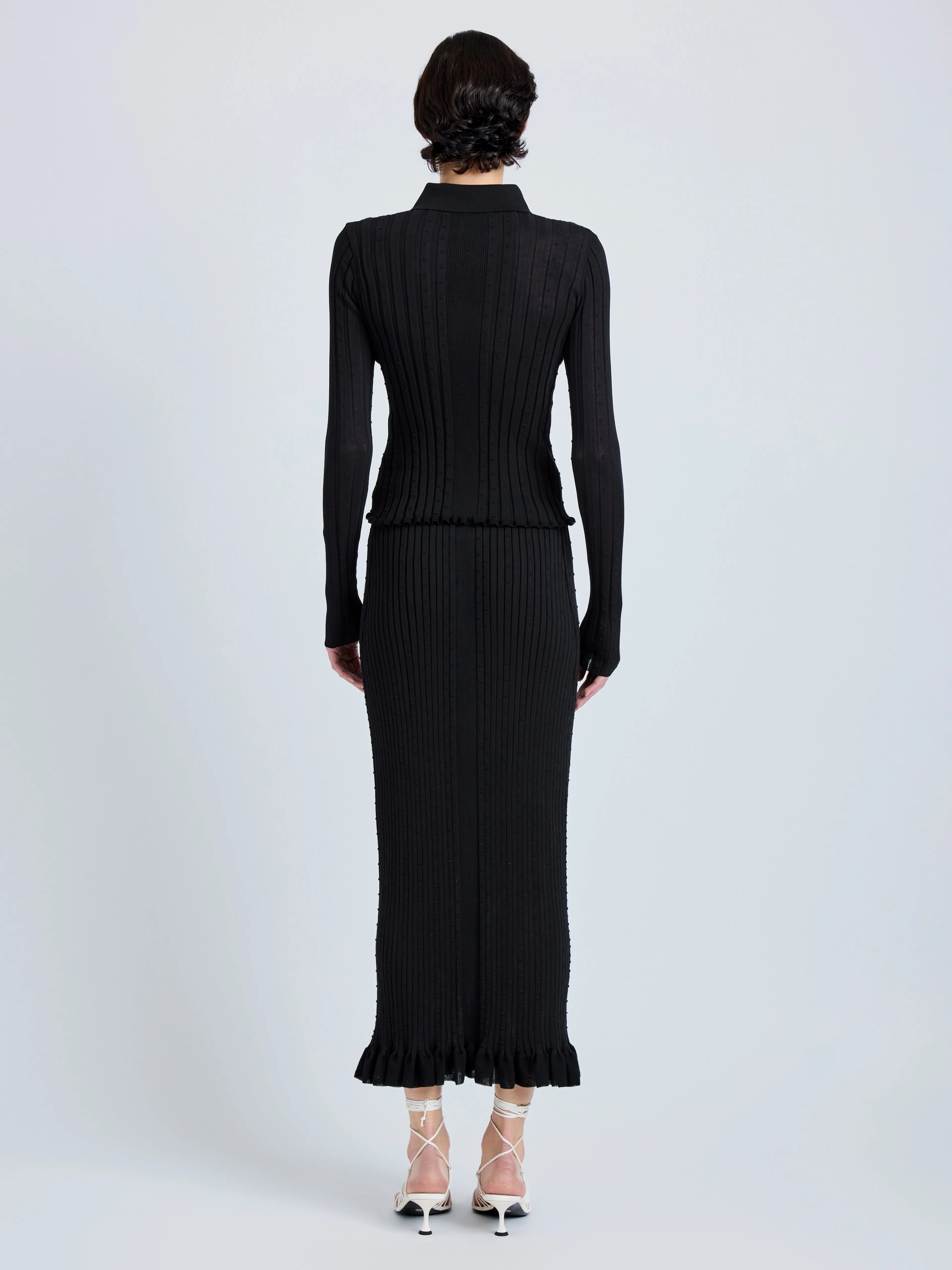 Monet Skirt in Fine Bobble Knit sold by Proenza Schouler product image thumbnail 4