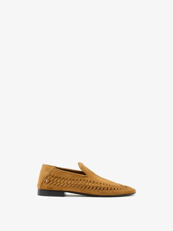 Whip Loafers In Calfsuede made by Proenza Schouler