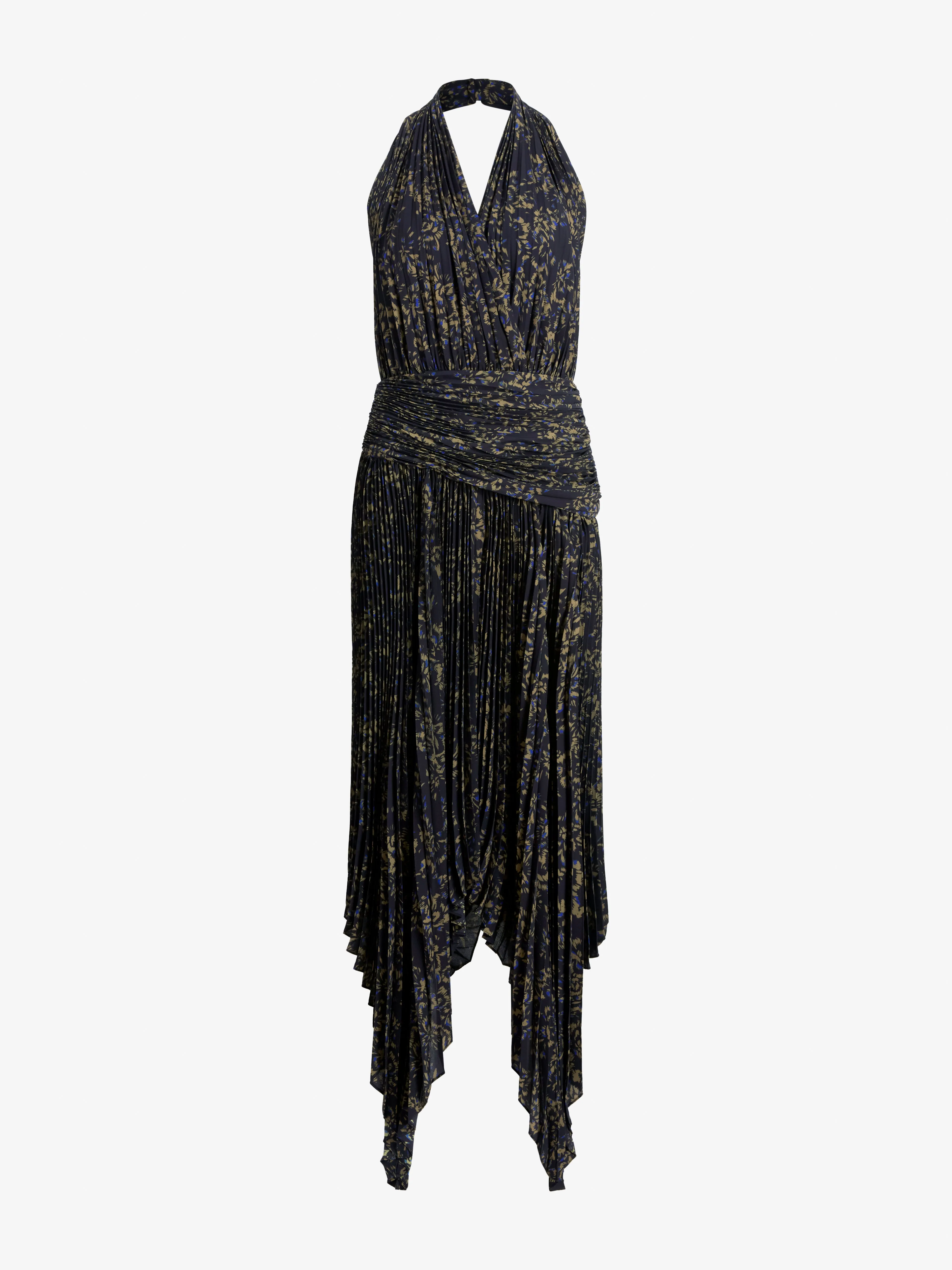 Paulina Dress in Pleated Georgette sold by Proenza Schouler