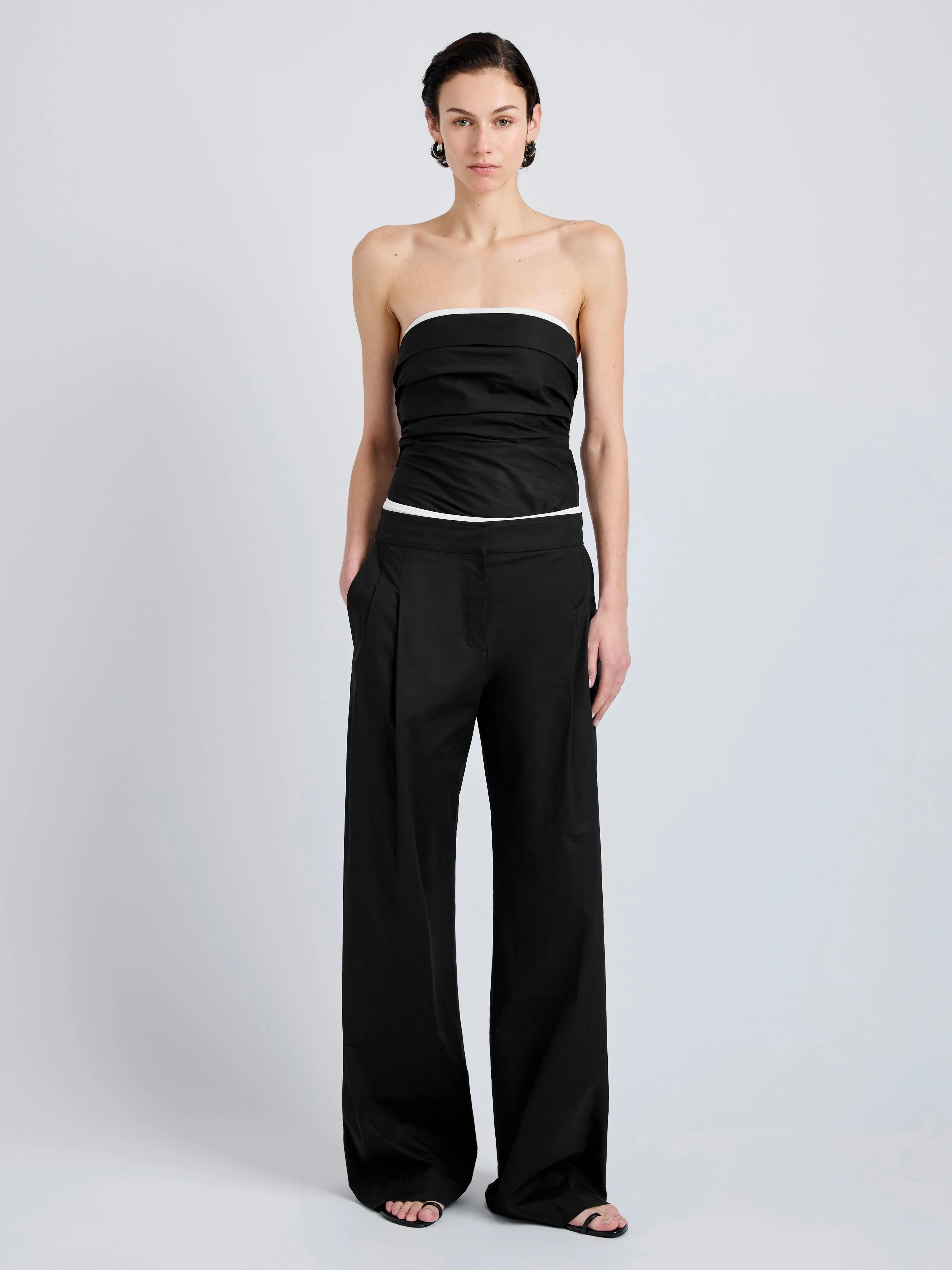Coralie Pant in Poplin sold by Proenza Schouler product image thumbnail 2