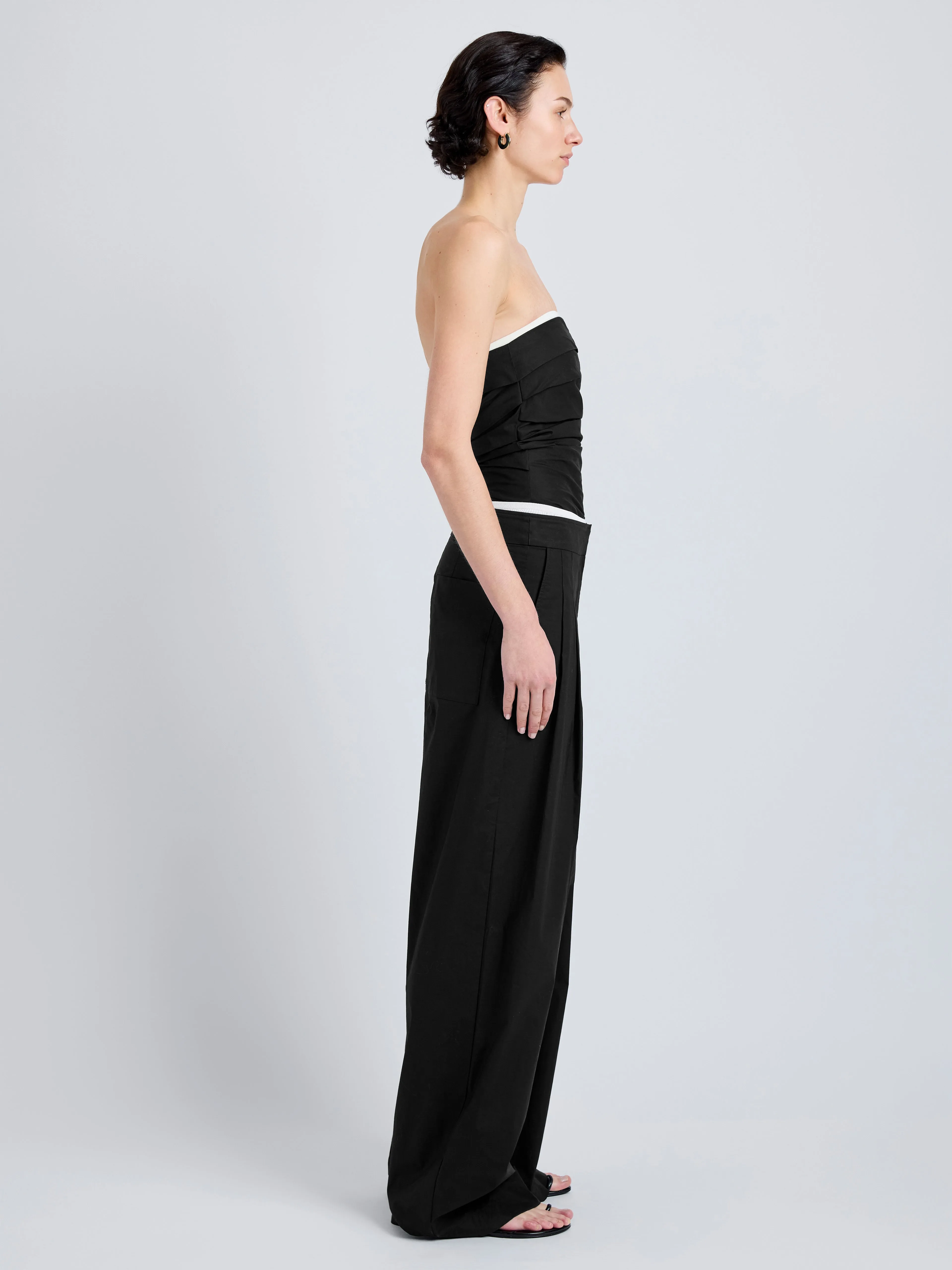 Coralie Pant in Poplin sold by Proenza Schouler product image thumbnail 3