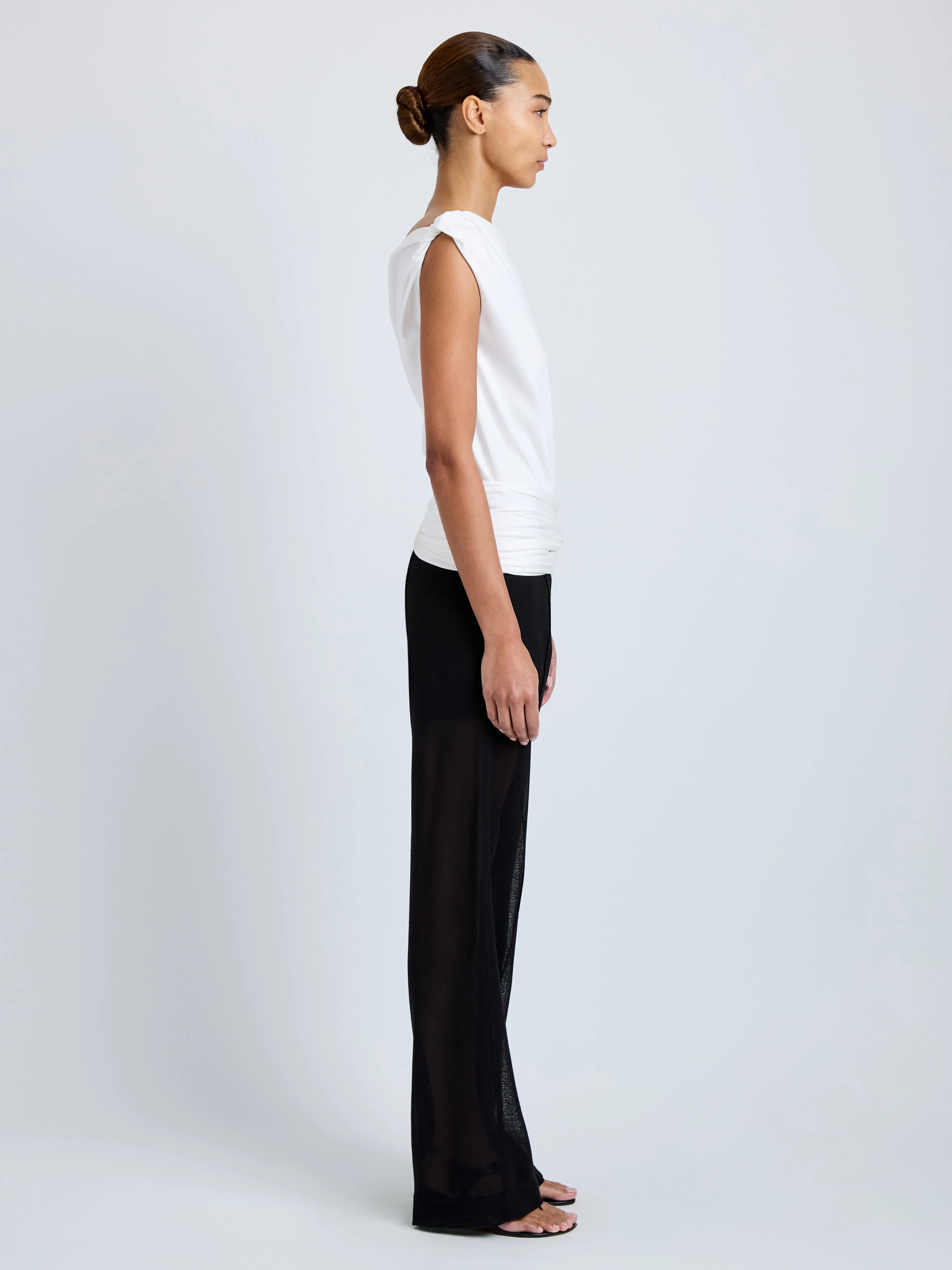 Zafira Top in Mercerized Cotton Jersey sold by Proenza Schouler product image thumbnail 4