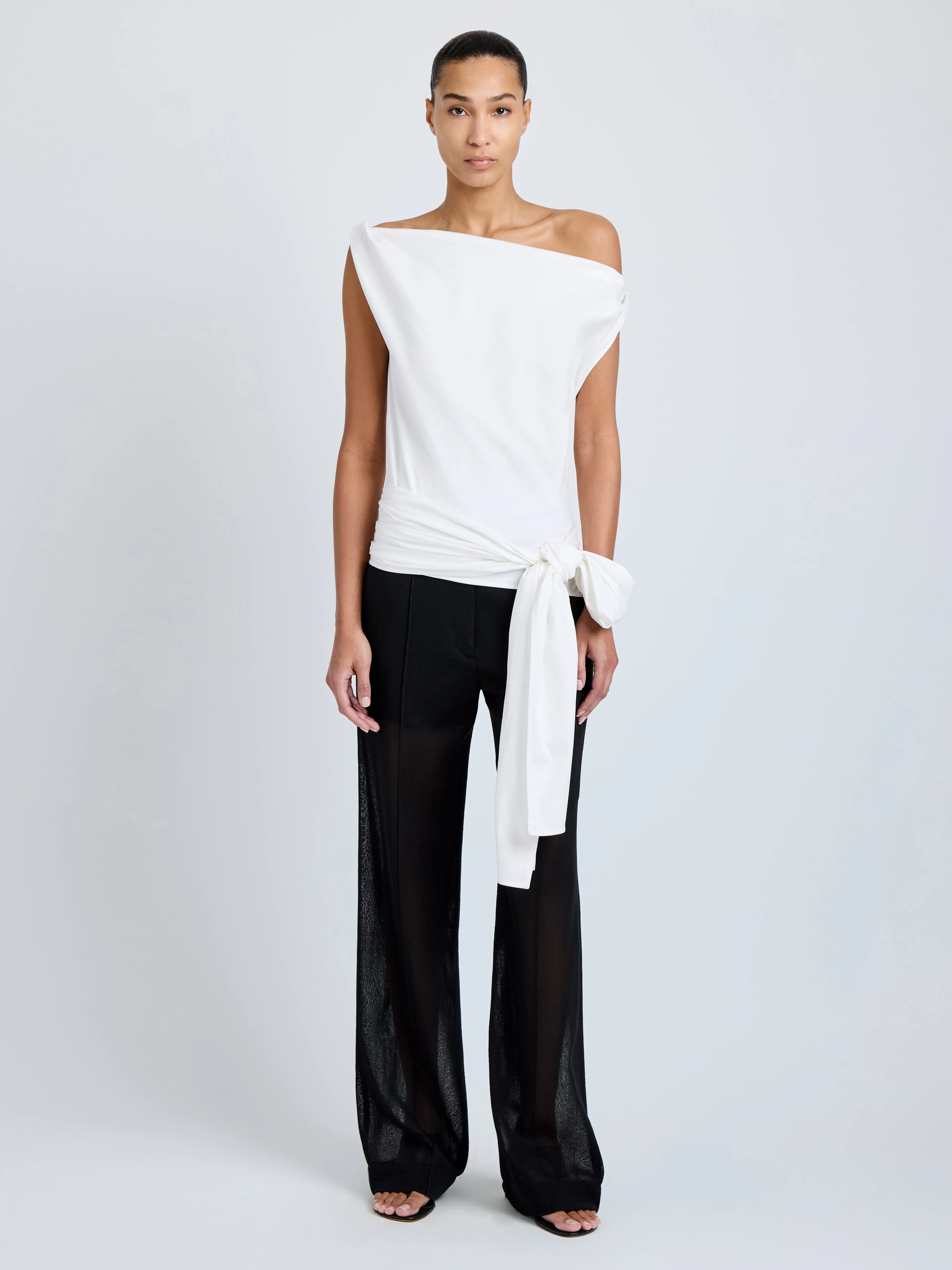 Zafira Top in Mercerized Cotton Jersey sold by Proenza Schouler product image thumbnail 3