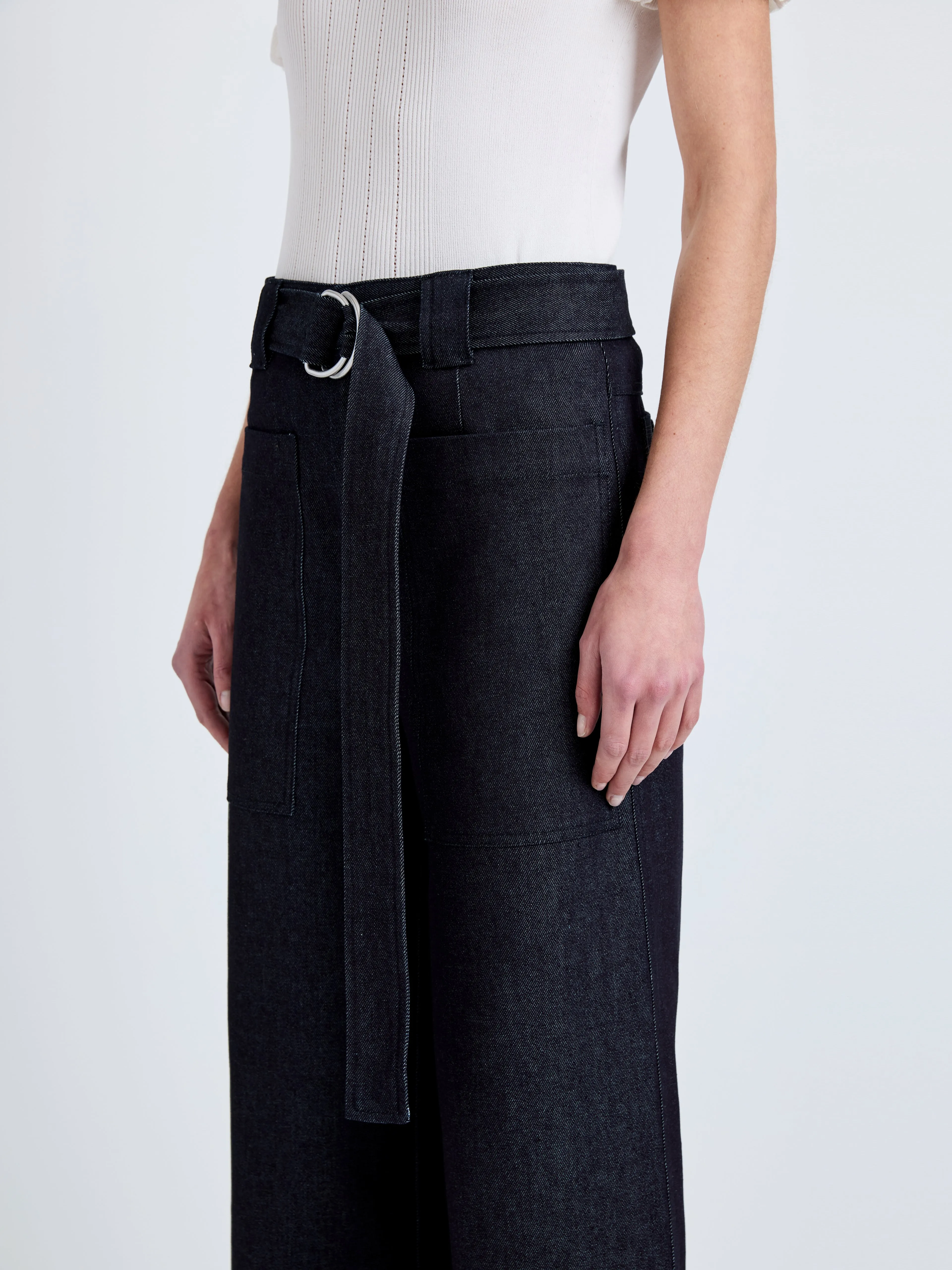 Lina Pant in Stretch Twill sold by Proenza Schouler product image thumbnail 5
