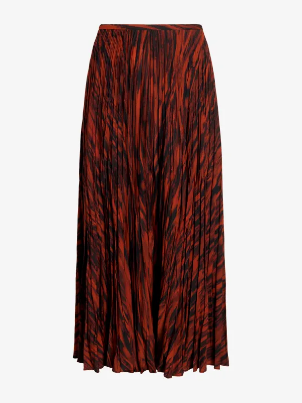 Runa Skirt in Printed Soft Twill made by Proenza Schouler