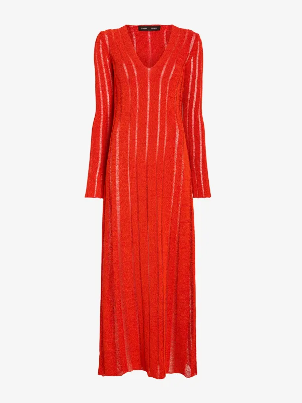Maelle Dress in Drop Needle Tweed made by Proenza Schouler