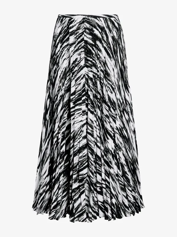 Runa Skirt in Printed Soft Twill made by Proenza Schouler