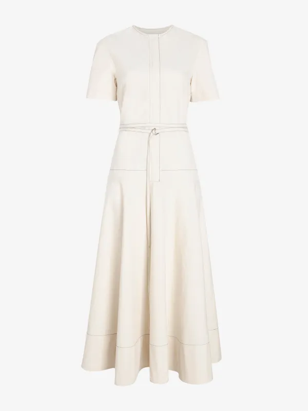 Elizabeth Dress in Solid Cotton Linen made by Proenza Schouler