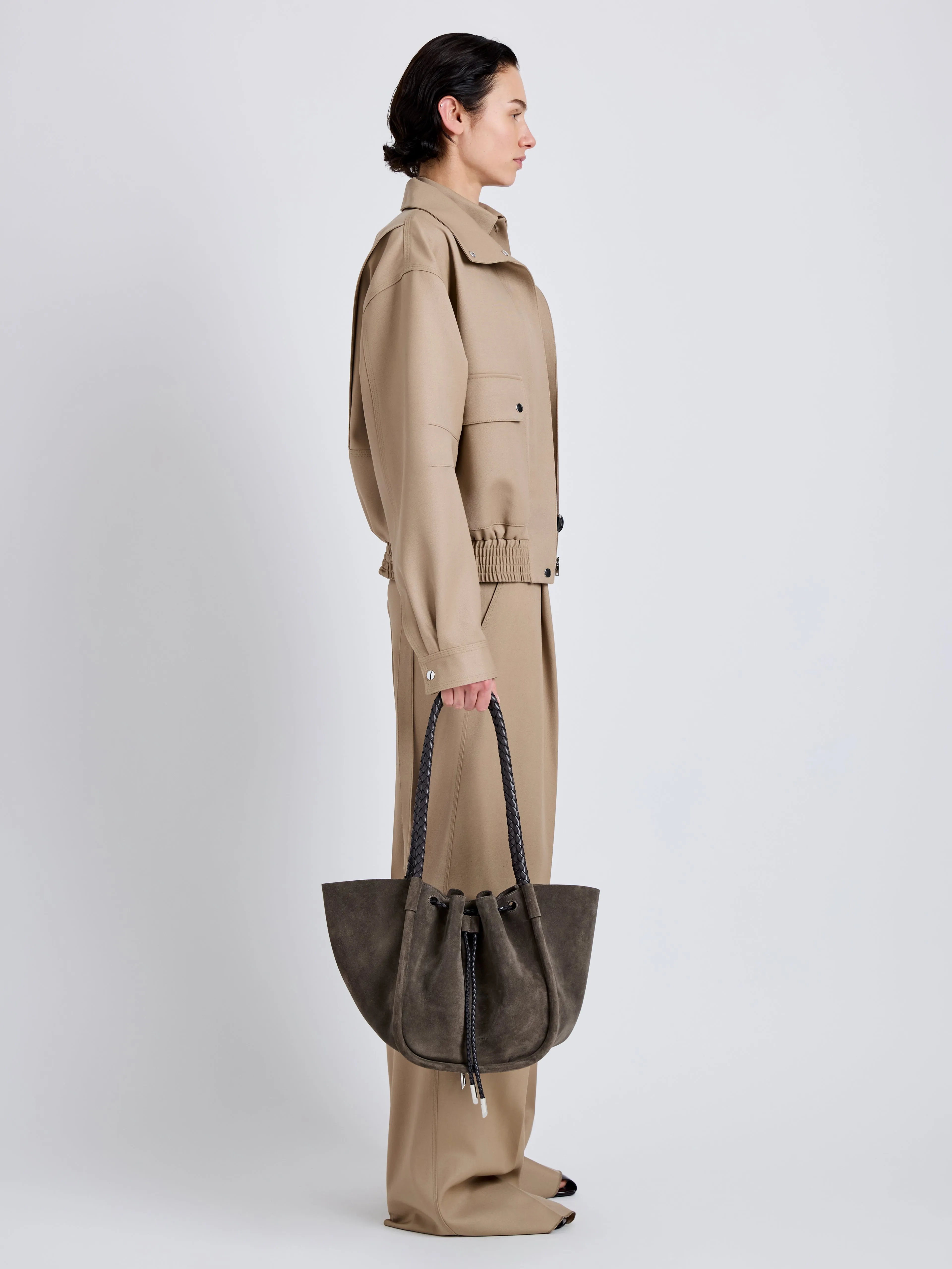 Large Ruched Tote in Suede and Braided Calf sold by Proenza Schouler product image thumbnail 2