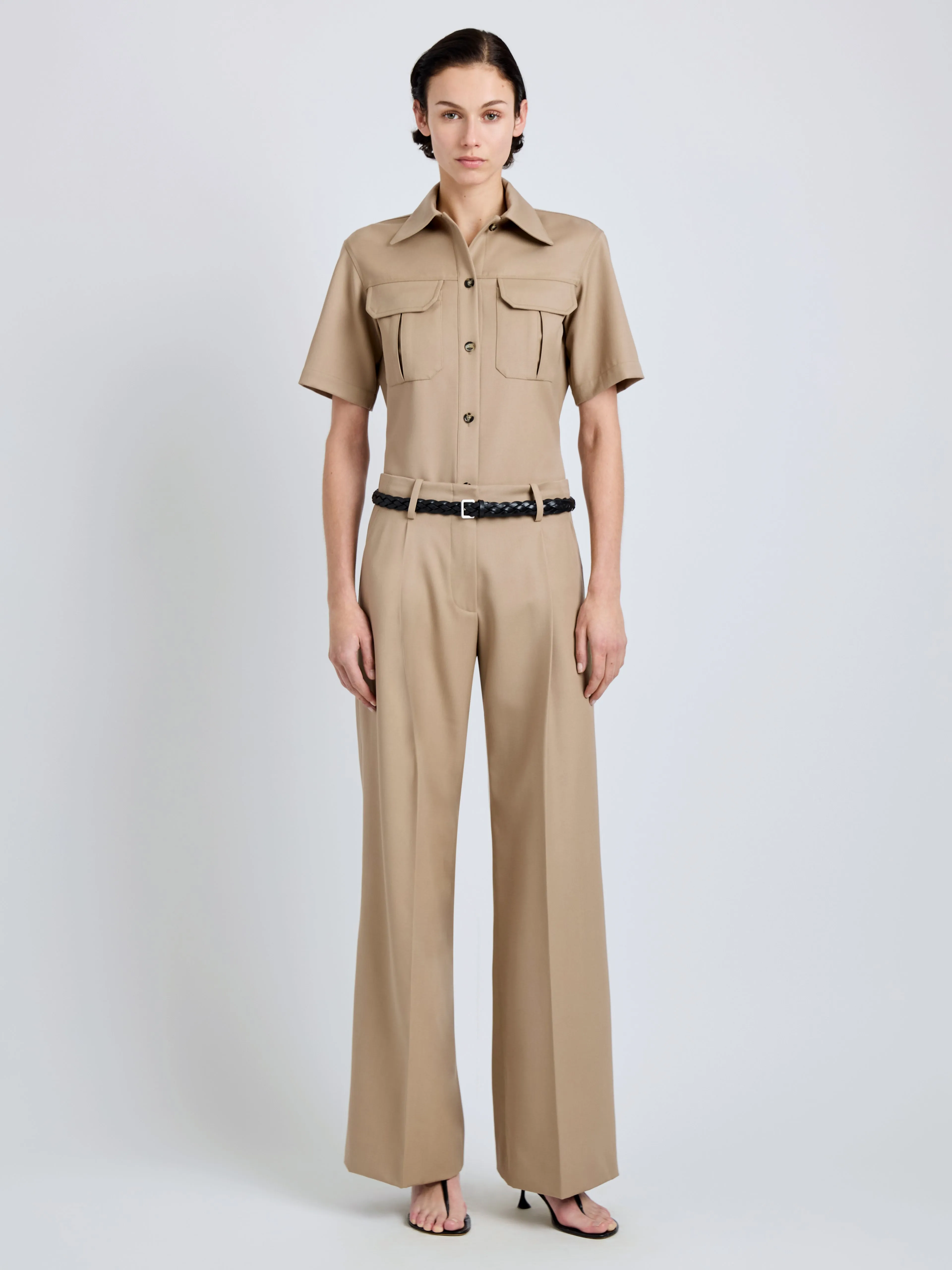 Halima Pant in Wool Gabardine sold by Proenza Schouler product image thumbnail 2
