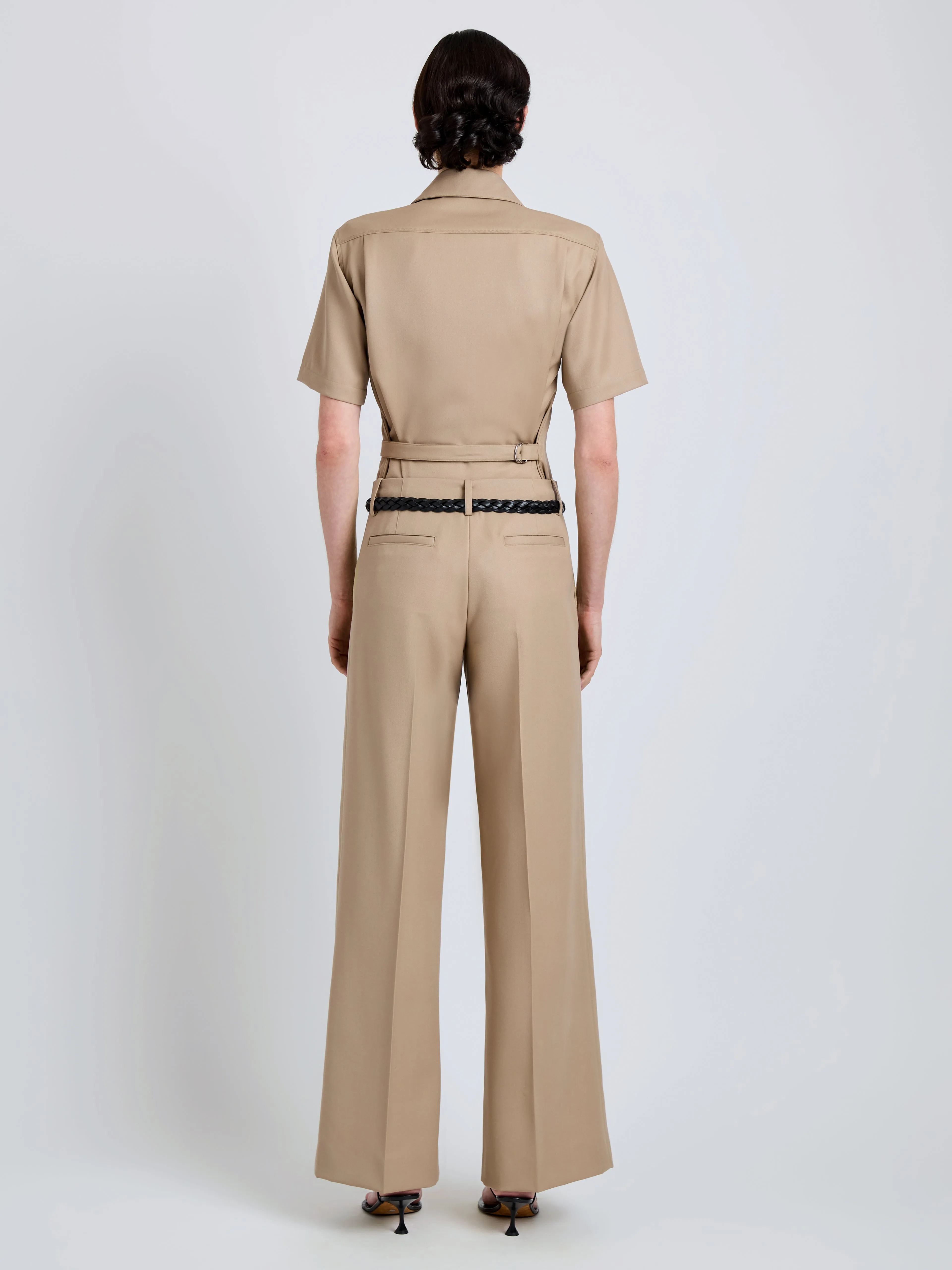 Halima Pant in Wool Gabardine sold by Proenza Schouler product image thumbnail 4