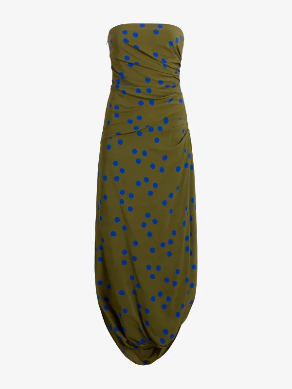 Nayara Dress in Printed Dot Stretch Viscose made by Proenza Schouler