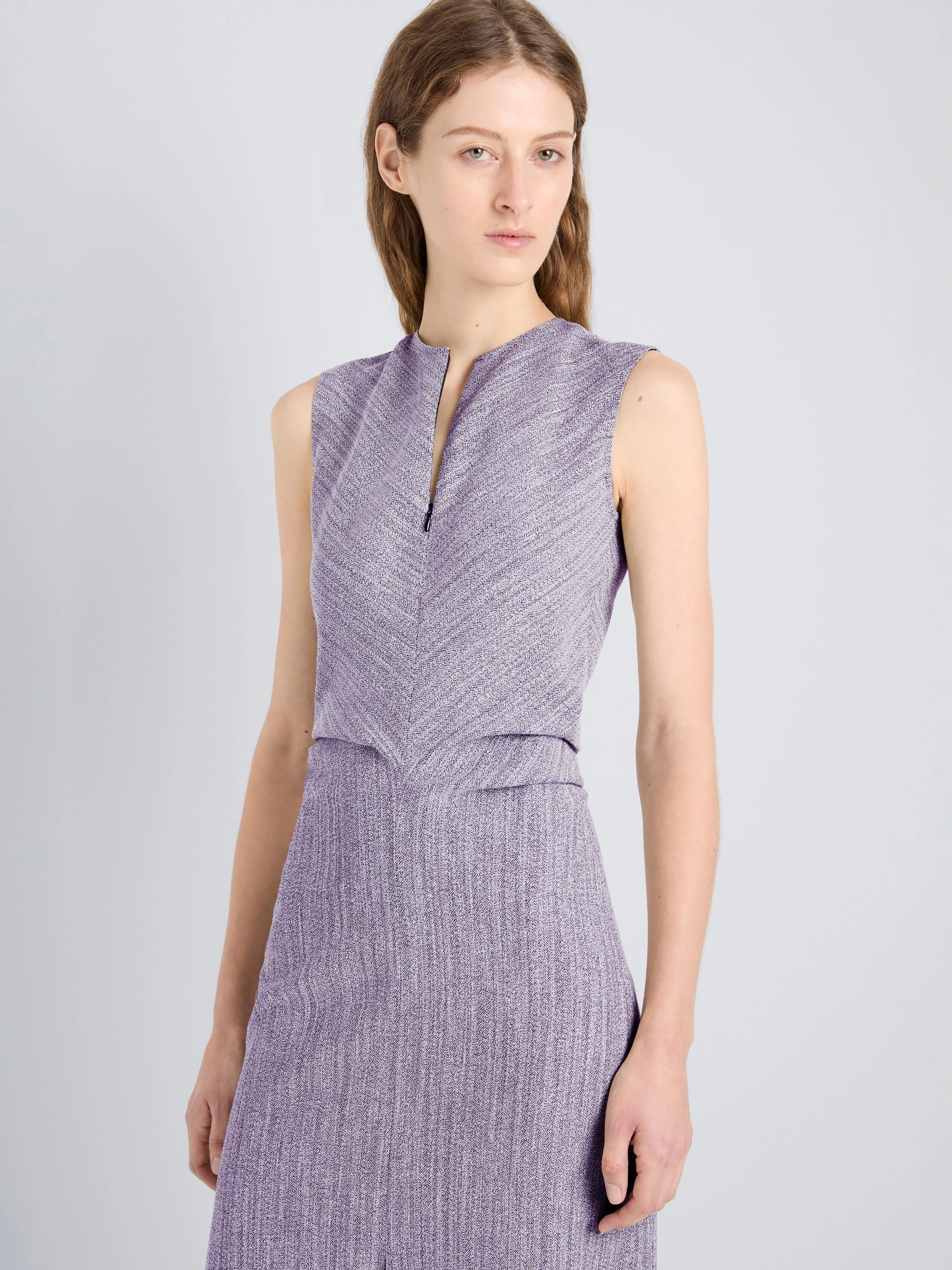 Selene Dress in Static Suiting sold by Proenza Schouler product image thumbnail 5