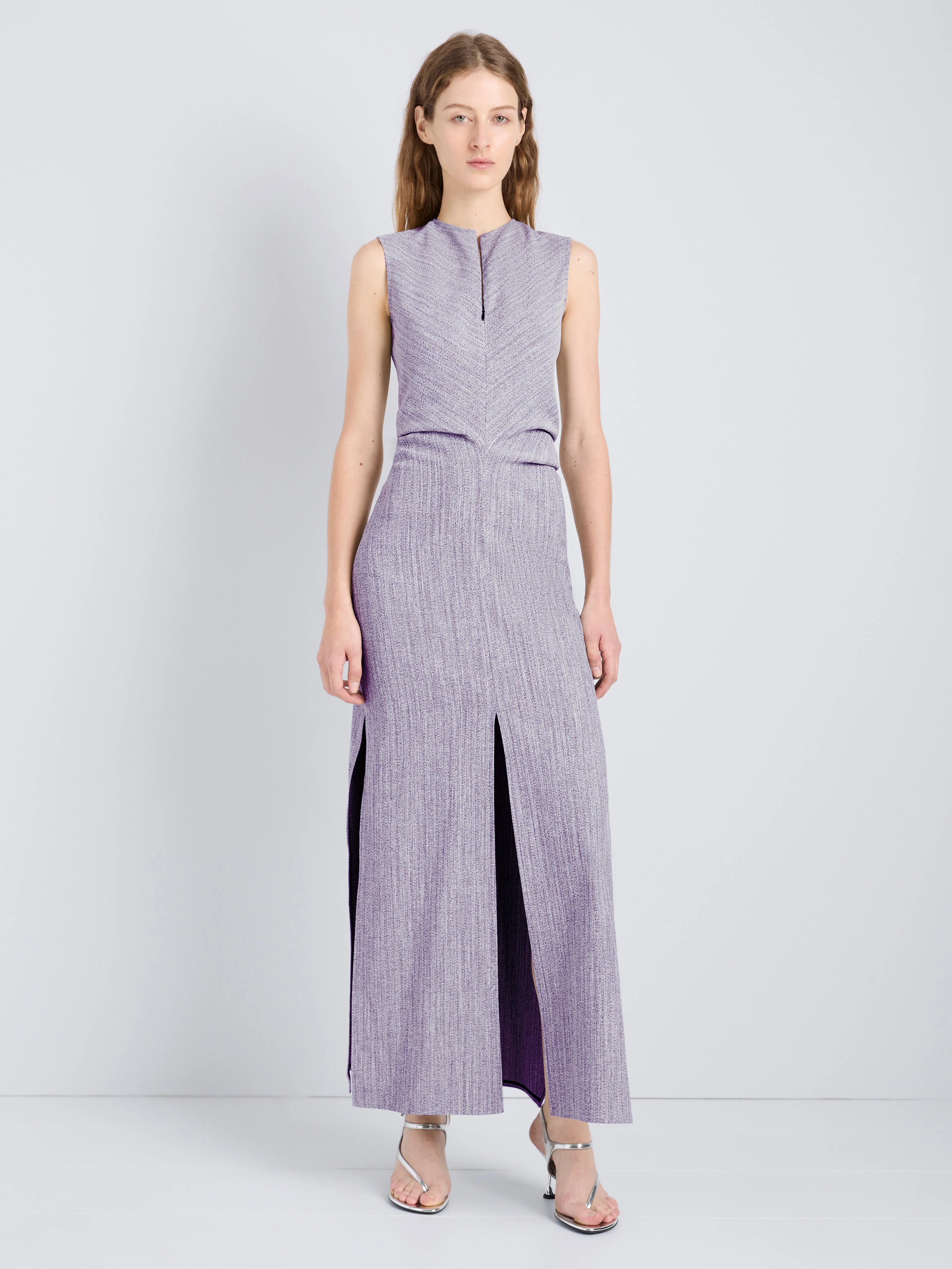 Selene Dress in Static Suiting sold by Proenza Schouler product image thumbnail 2