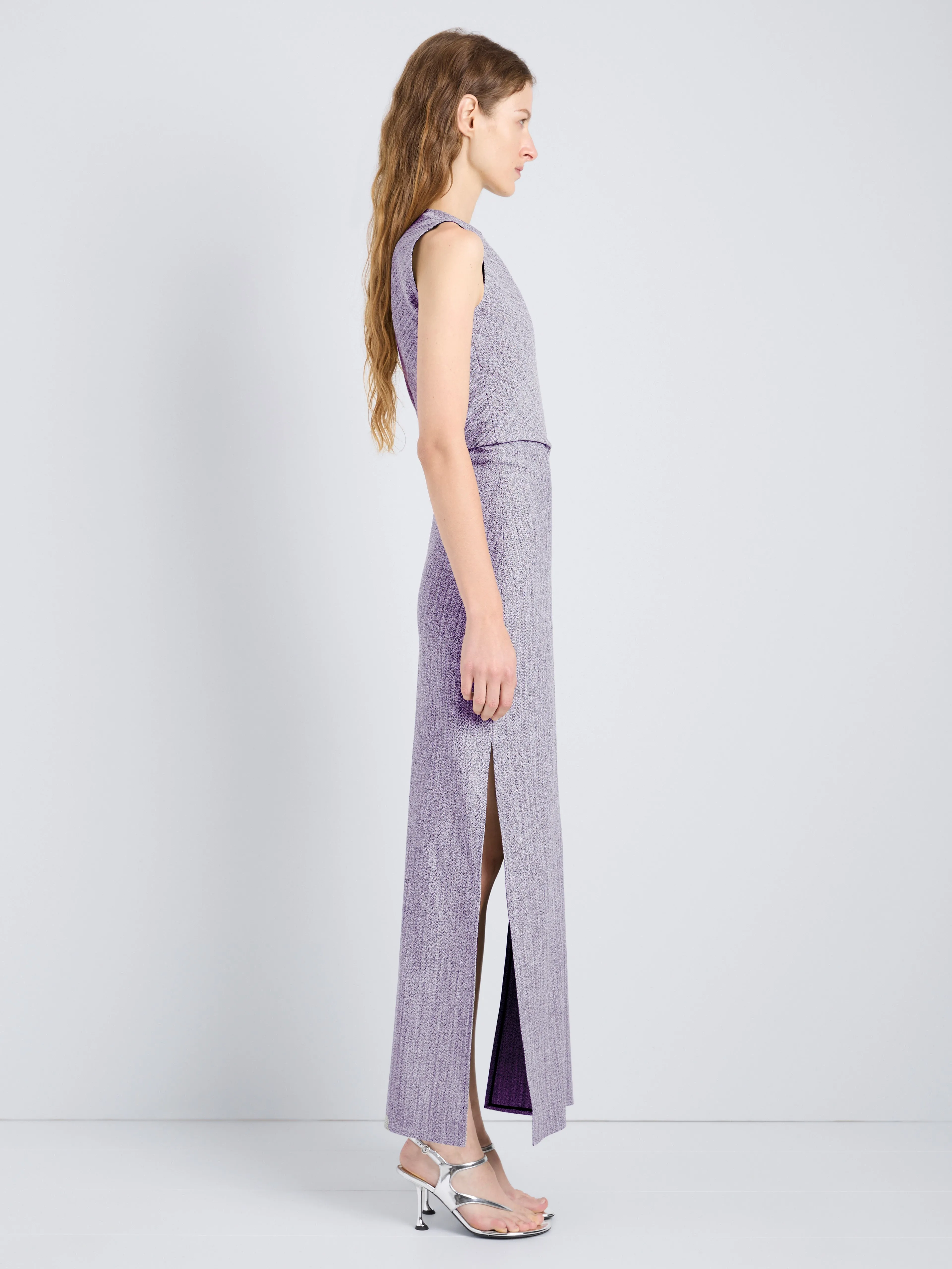 Selene Dress in Static Suiting sold by Proenza Schouler product image thumbnail 3