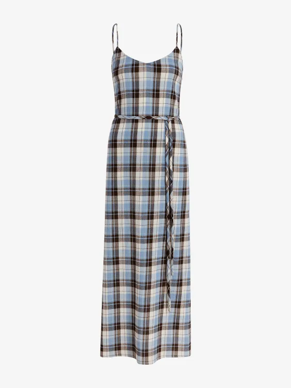 Evelyn Dress in Plaid Gauze made by Proenza Schouler