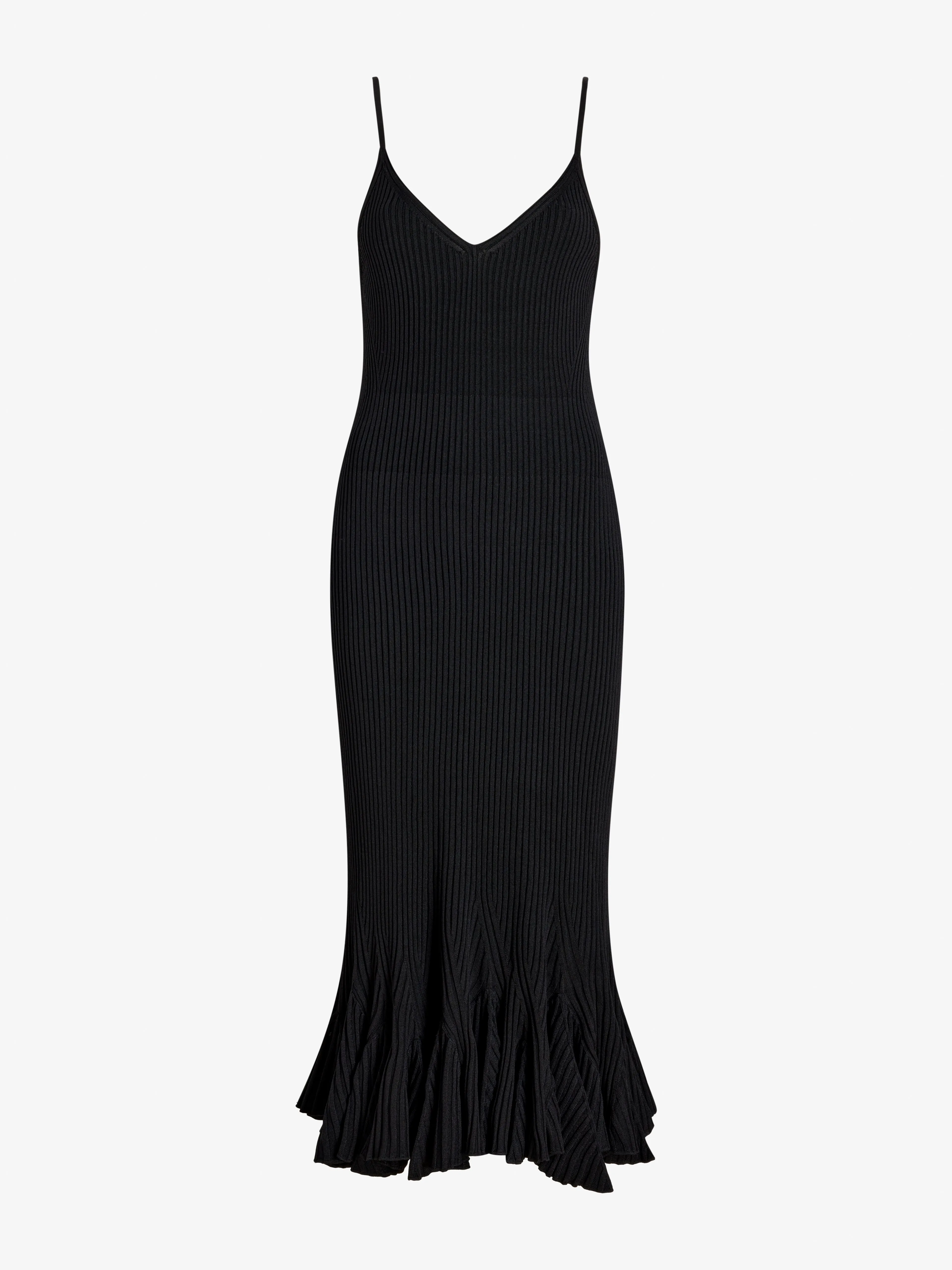 Giuditta Dress in Viscose Ribbed Godet sold by Proenza Schouler