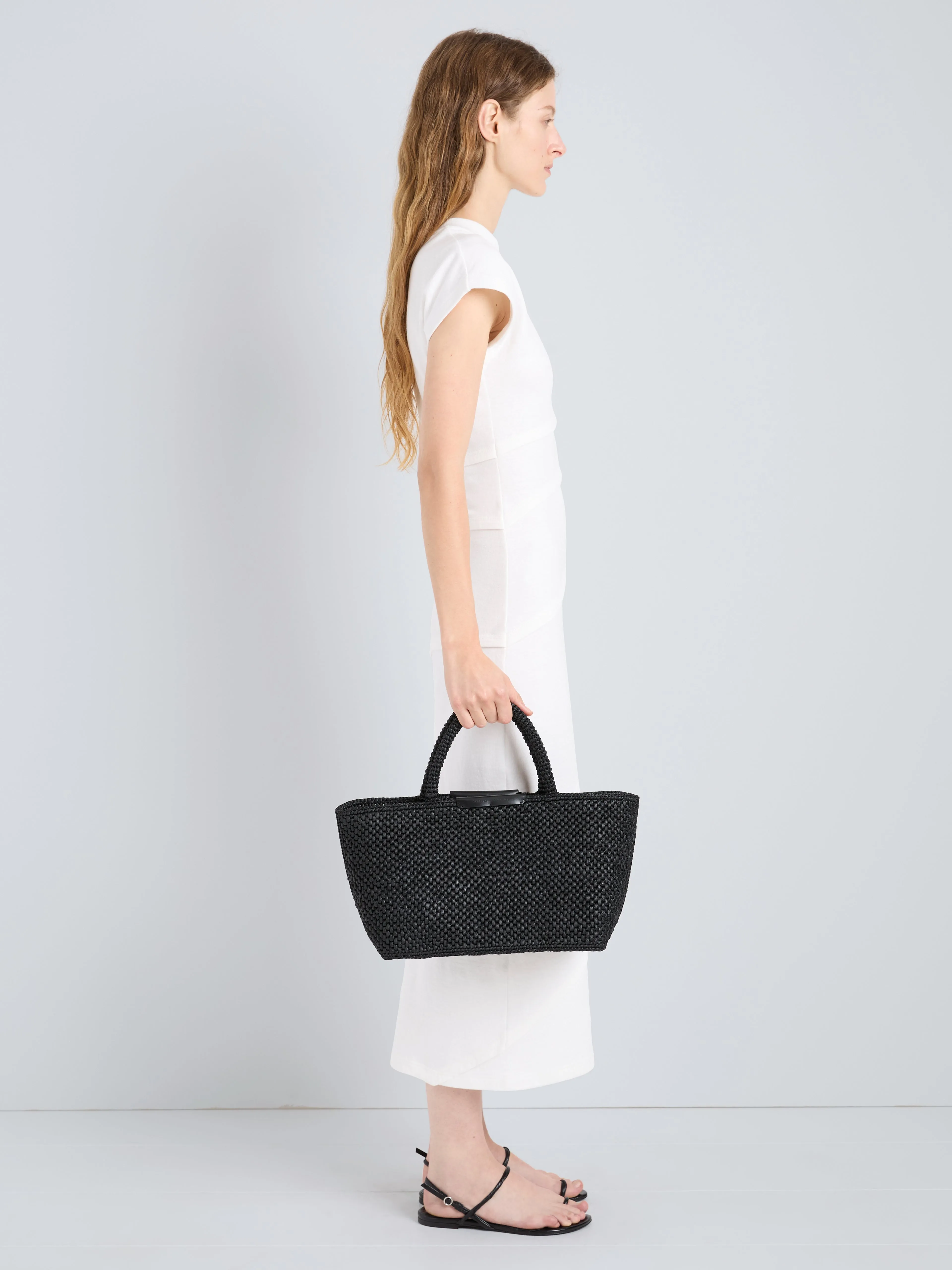 East West Chelsea Tote in Raffia sold by Proenza Schouler product image thumbnail 2
