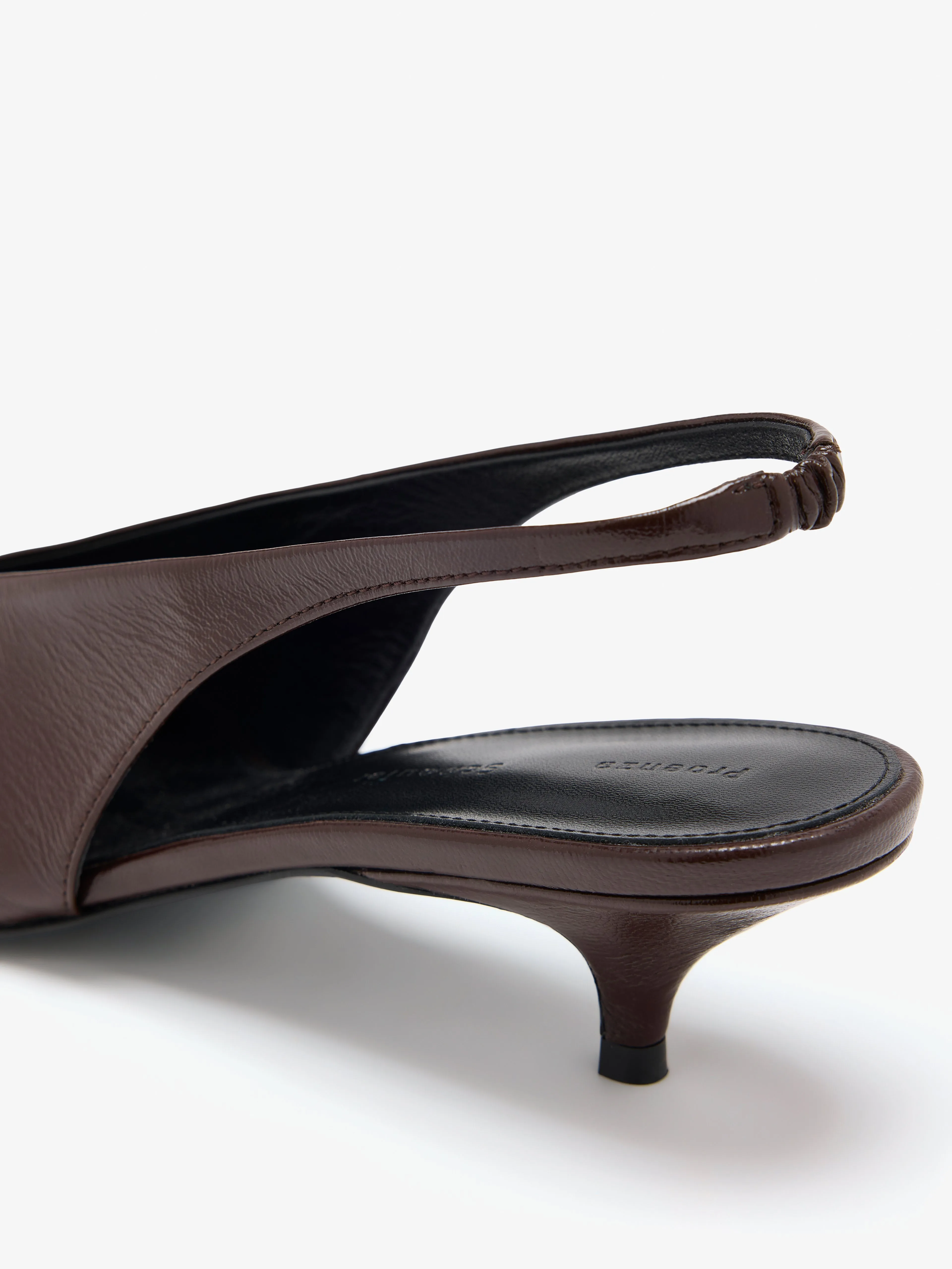 Slash Slingbacks in Slick Nappa sold by Proenza Schouler product image thumbnail 4