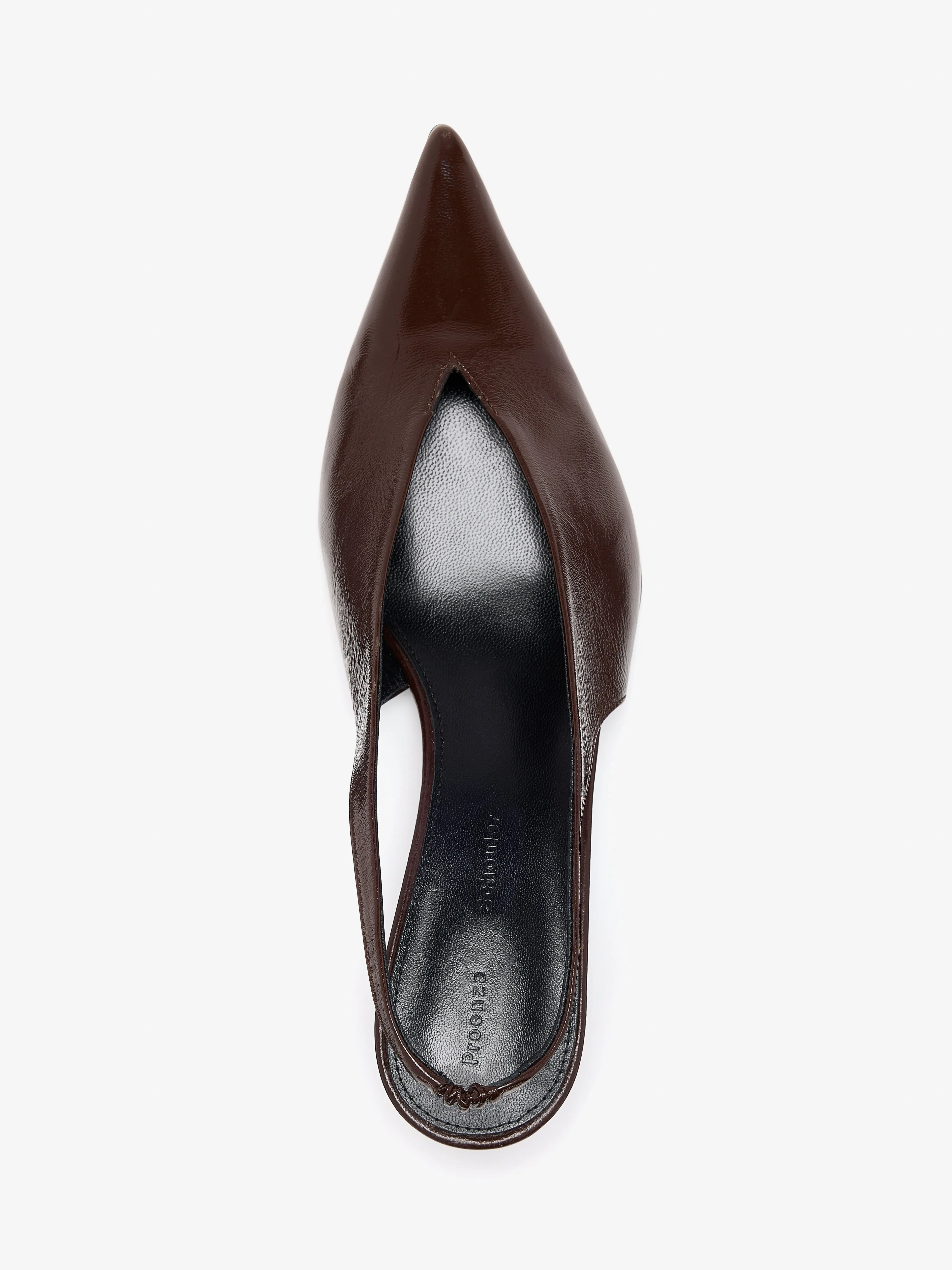 Slash Slingbacks in Slick Nappa sold by Proenza Schouler product image thumbnail 3