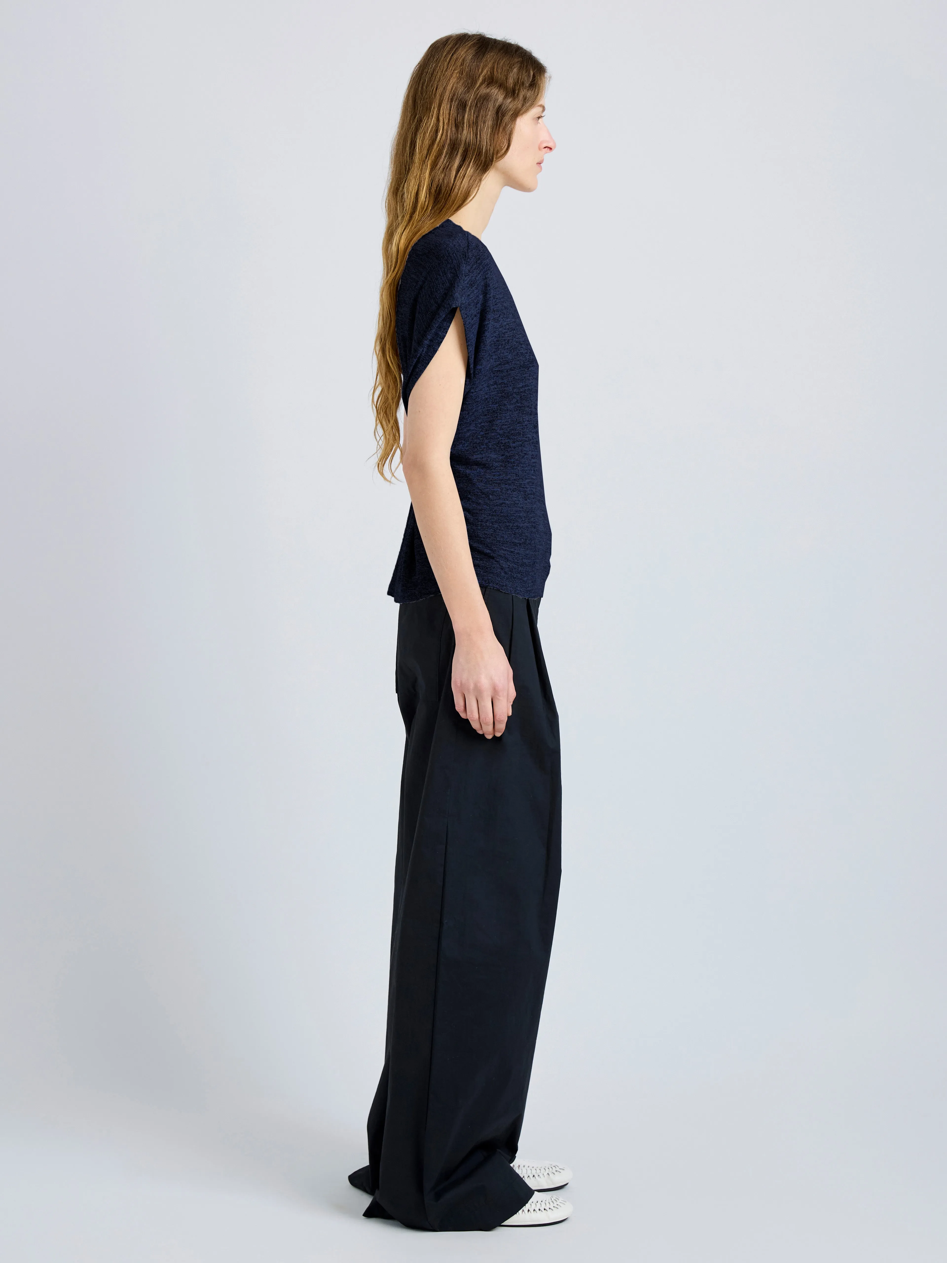 Reeva Tee in Marled Jersey sold by Proenza Schouler product image thumbnail 4