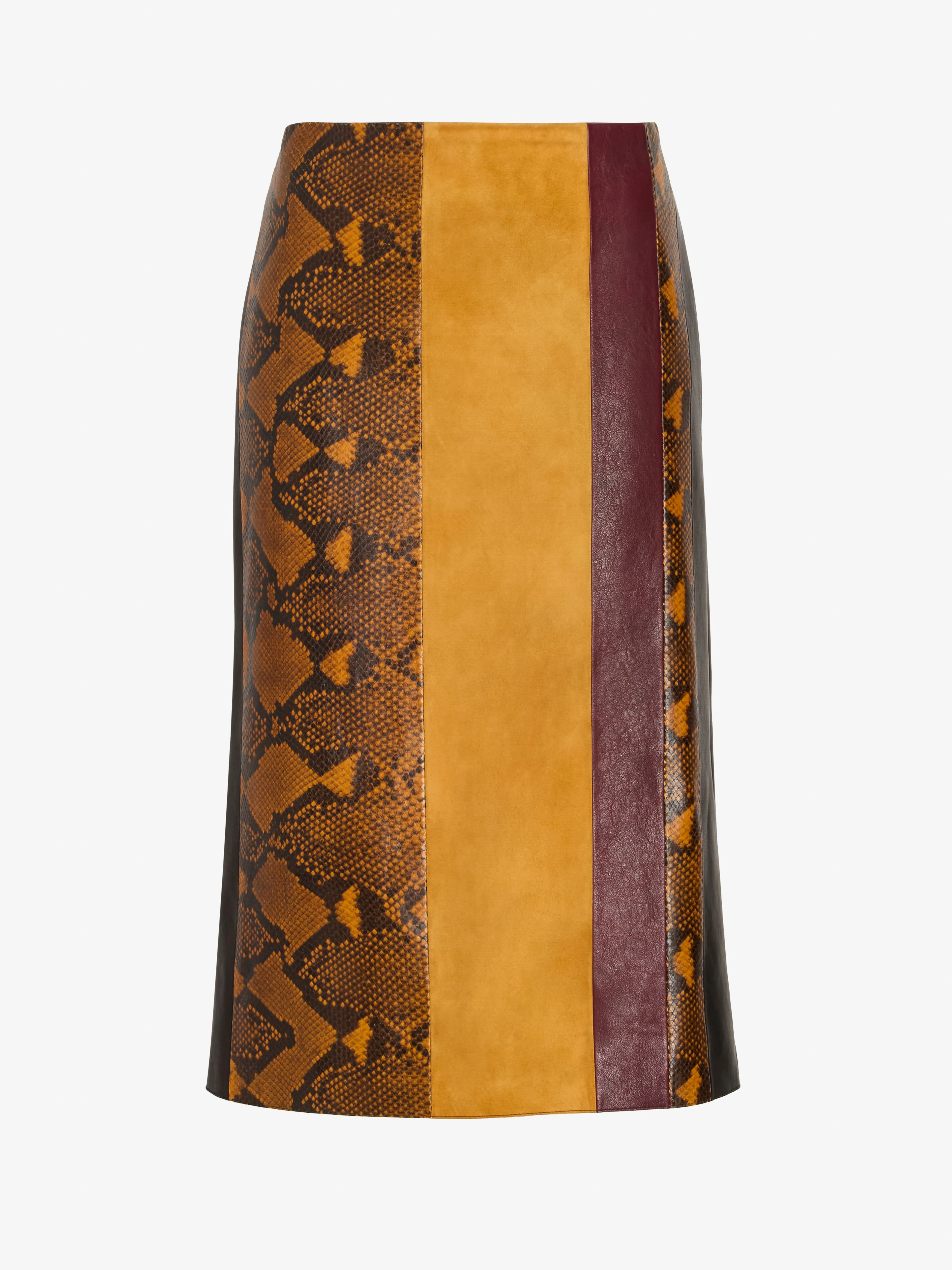 Sirine Skirt in Pieced Leather sold by Proenza Schouler