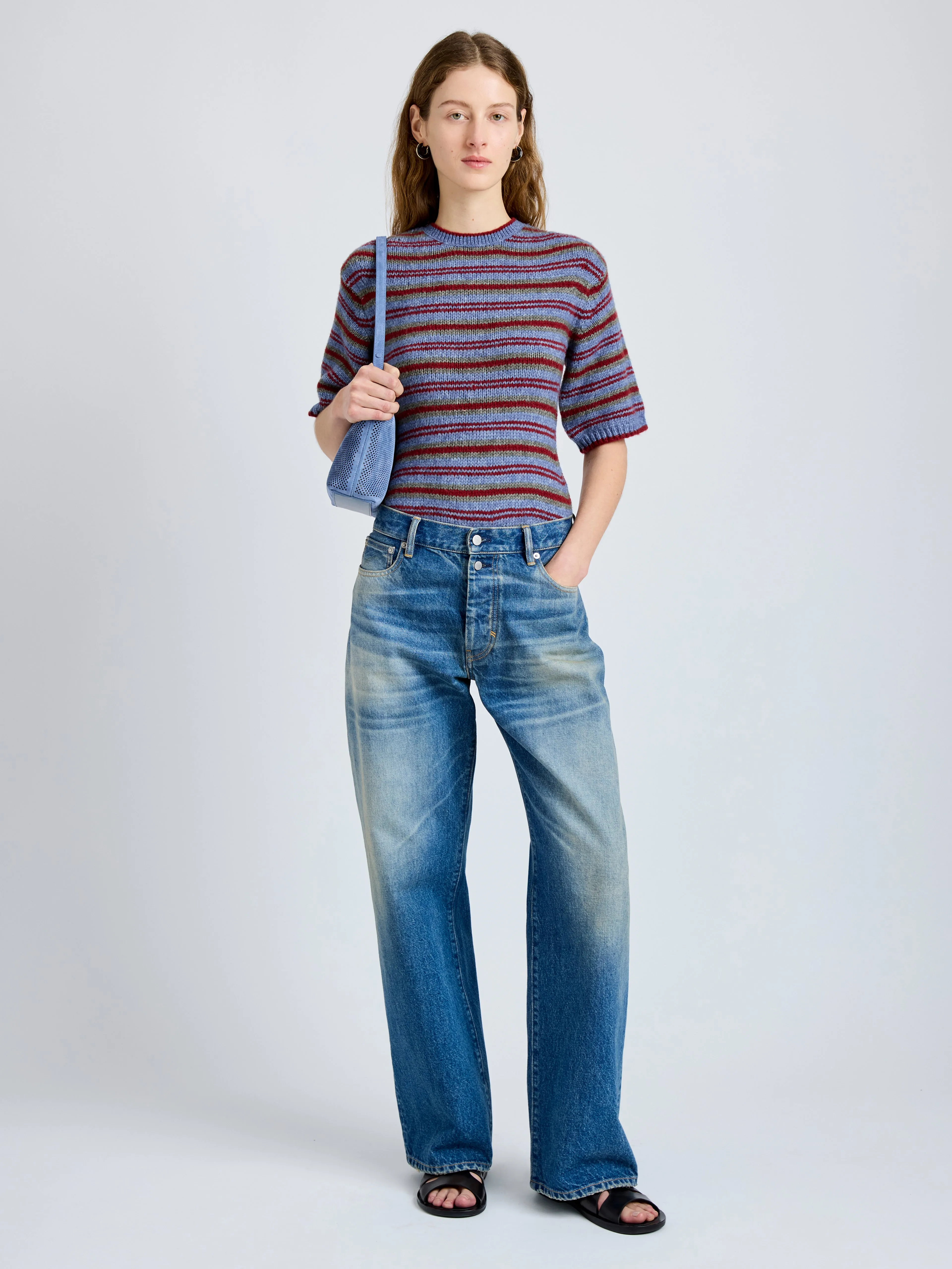 Dana Sweater in Stripe Knit sold by Proenza Schouler product image thumbnail 3