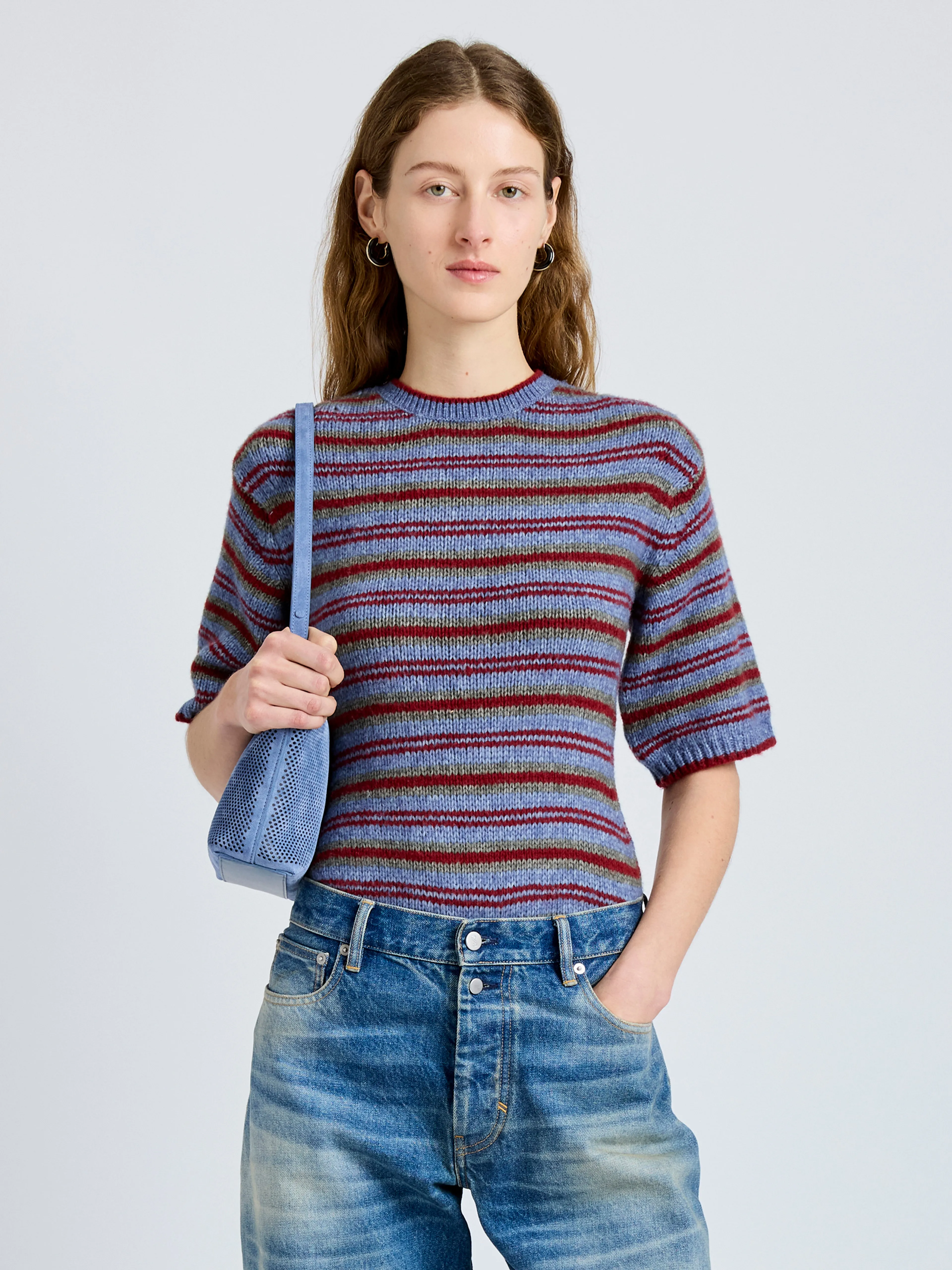 Dana Sweater in Stripe Knit sold by Proenza Schouler product image thumbnail 2