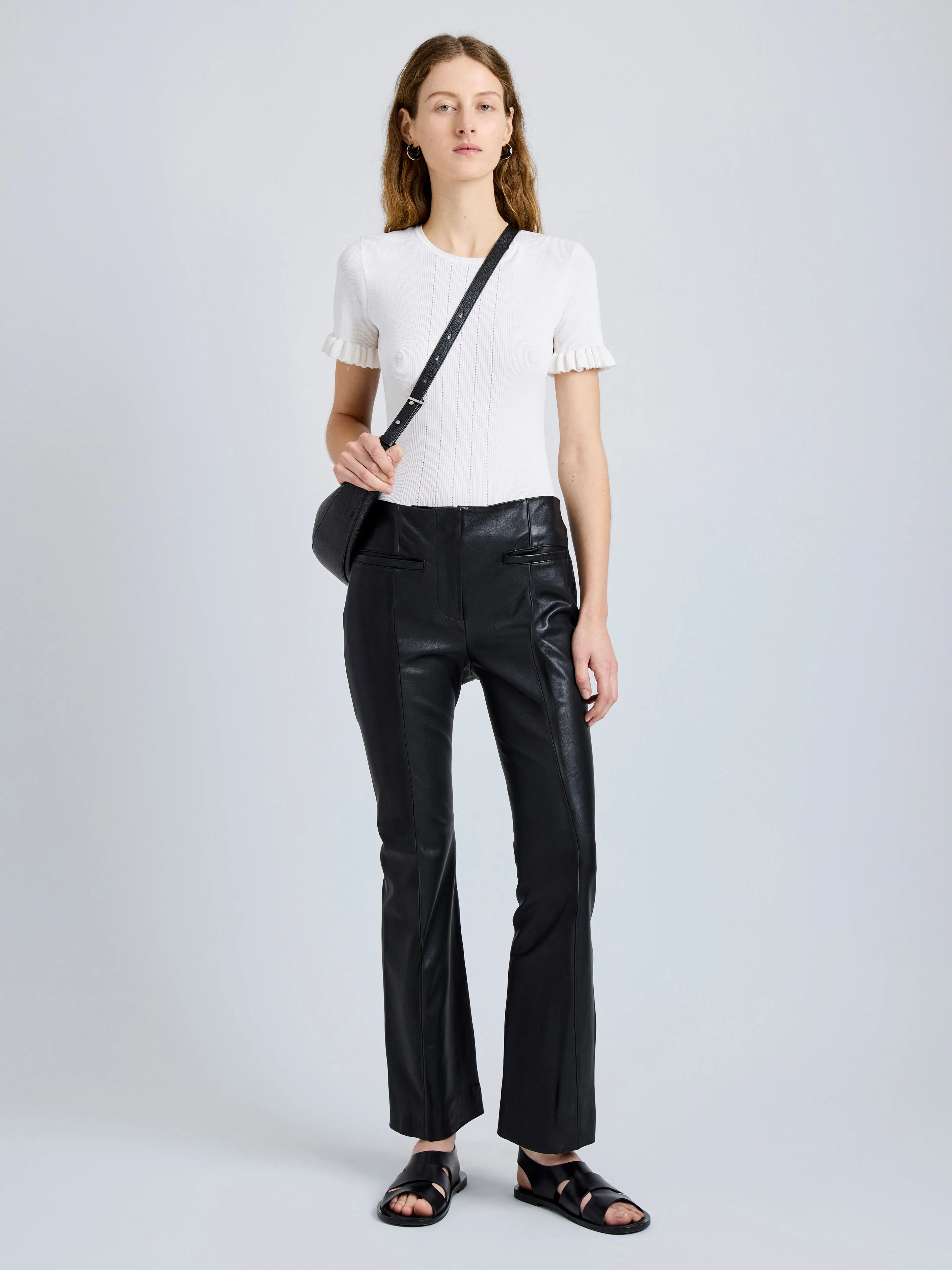 Isadora Pant in Leather sold by Proenza Schouler product image thumbnail 2