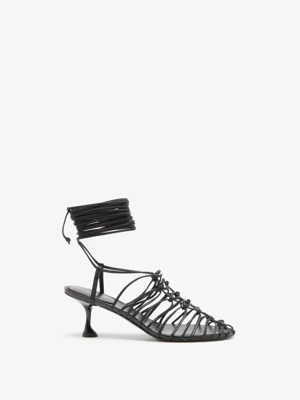 Tee Knot Sandals in Nappa made by Proenza Schouler