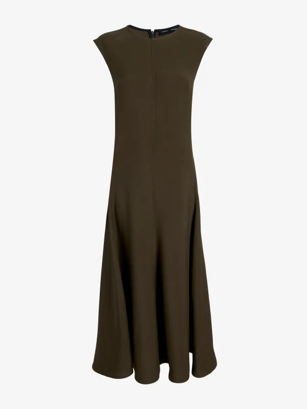 Eduarda Dress in Eco Hammered Viscose made by Proenza Schouler