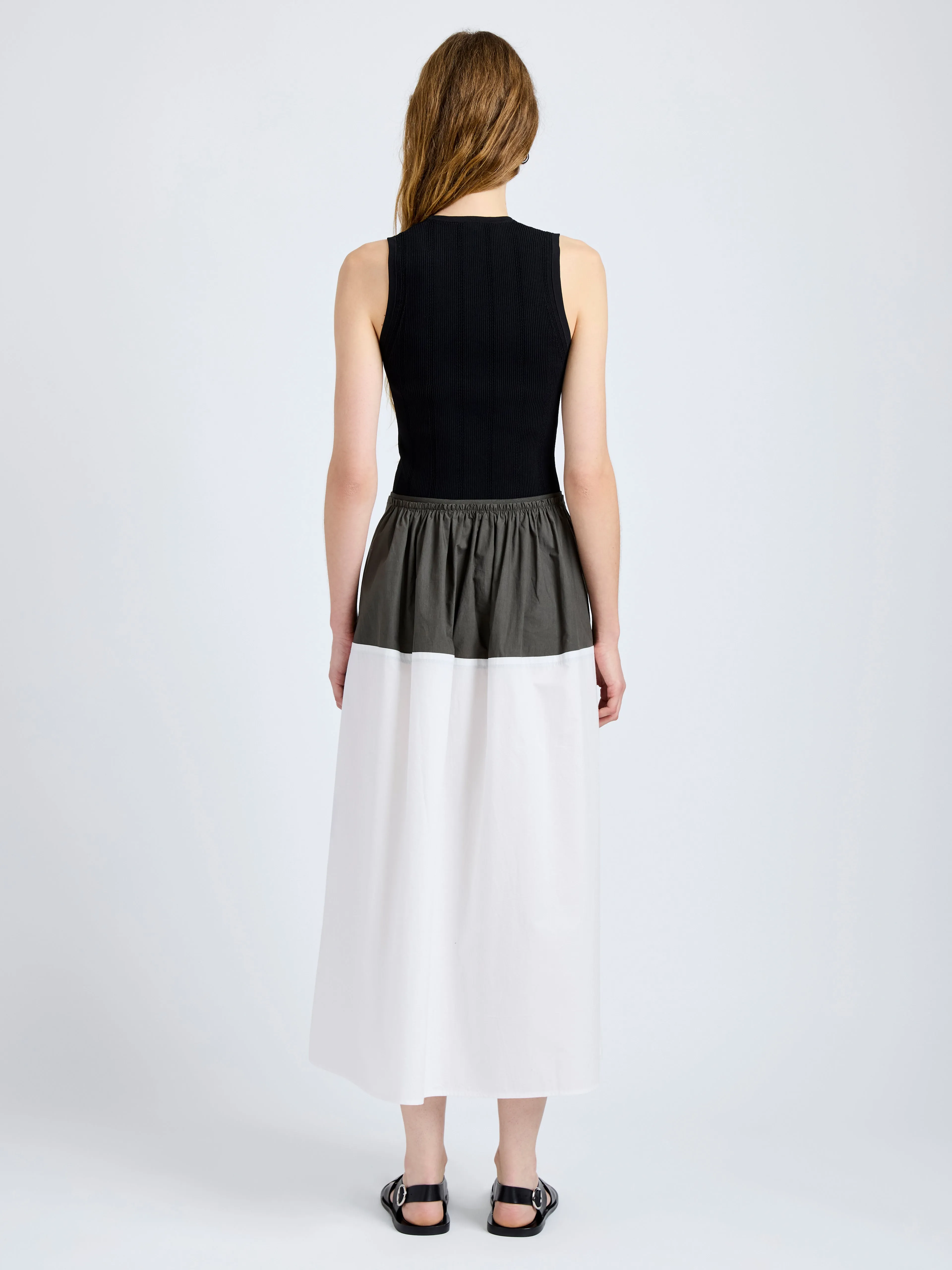 Nyla Skirt in Poplin sold by Proenza Schouler product image thumbnail 4