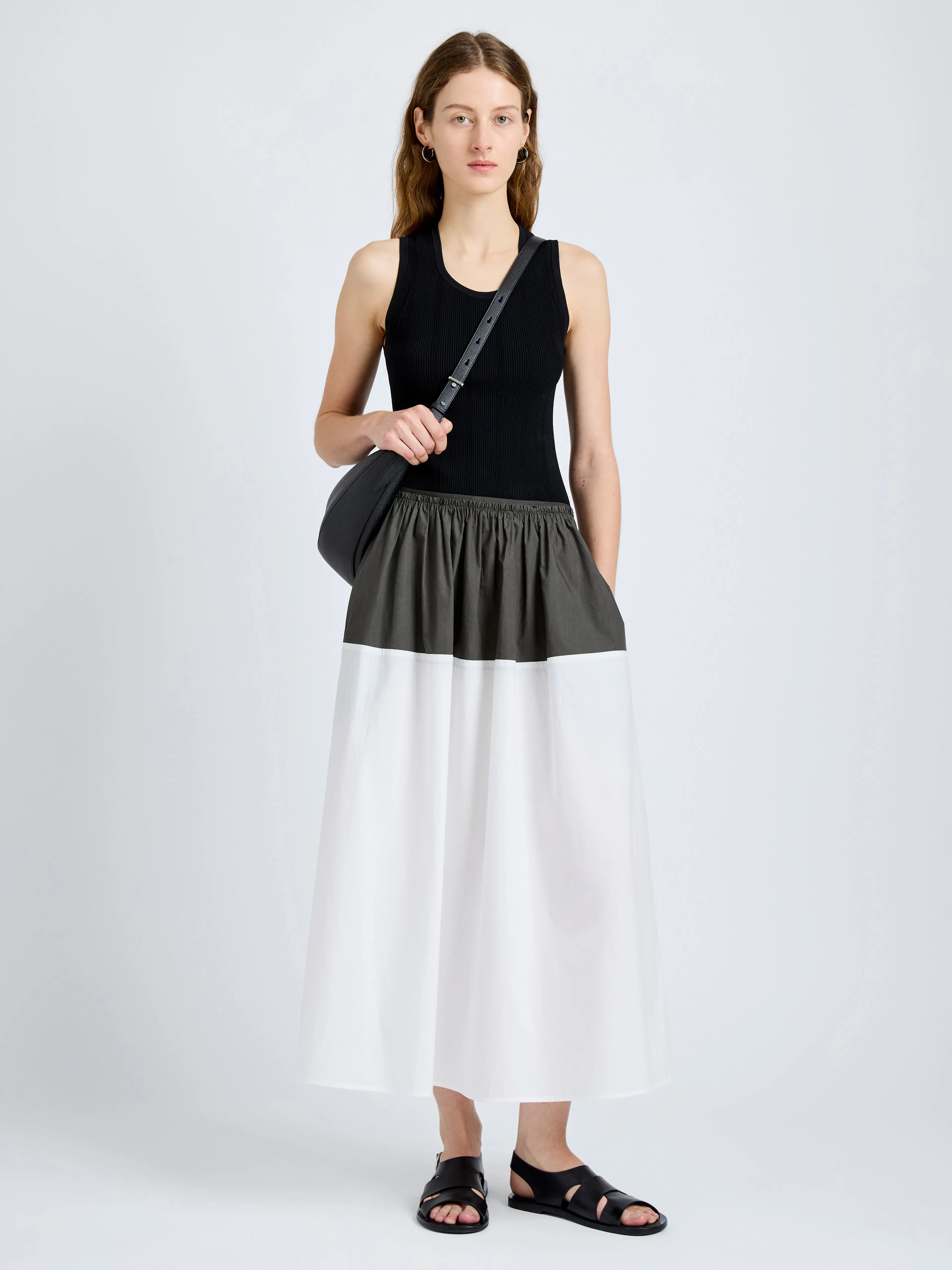 Nyla Skirt in Poplin sold by Proenza Schouler product image thumbnail 2
