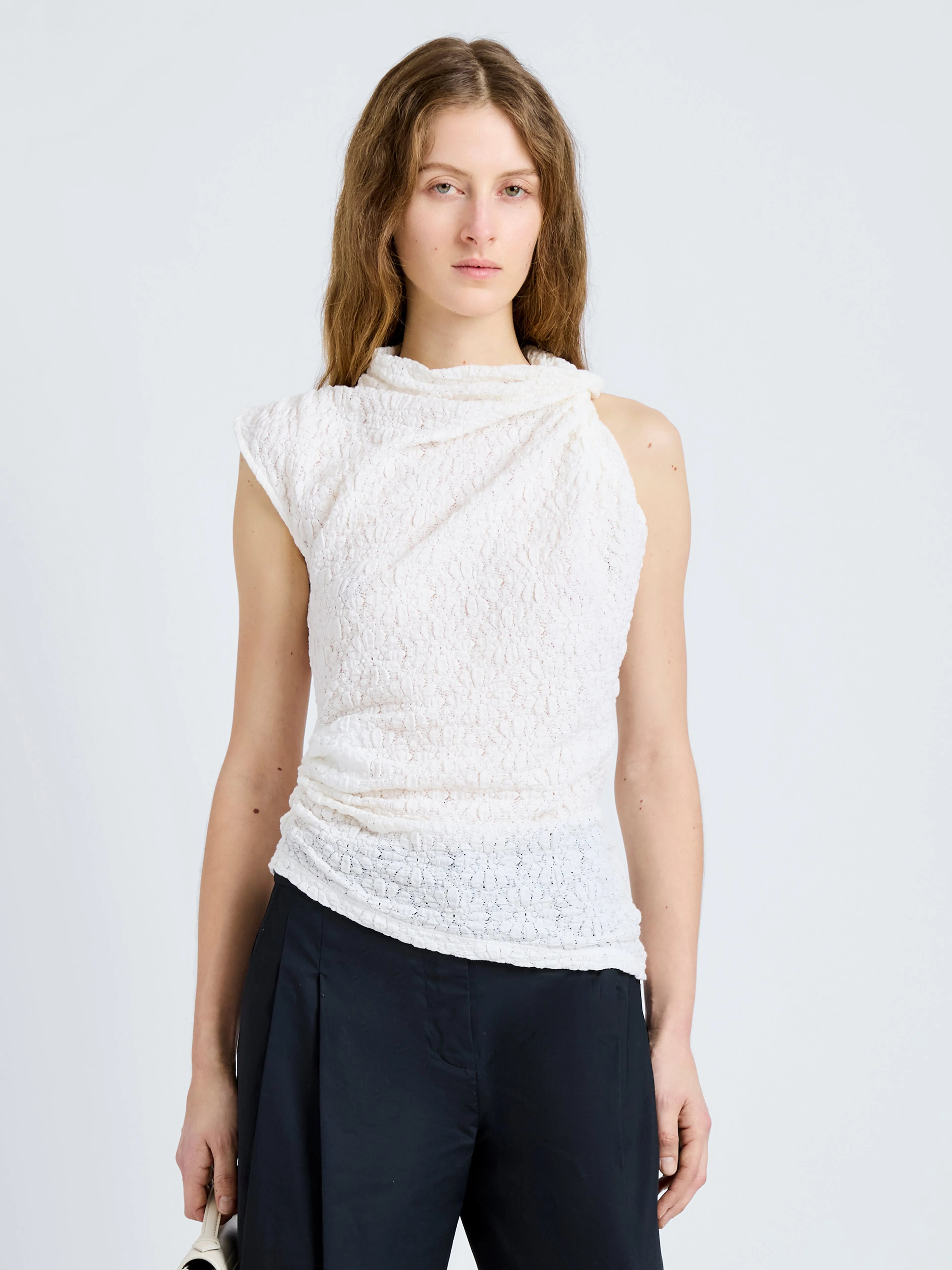 Circe Top in Stretch Lace sold by Proenza Schouler product image thumbnail 2