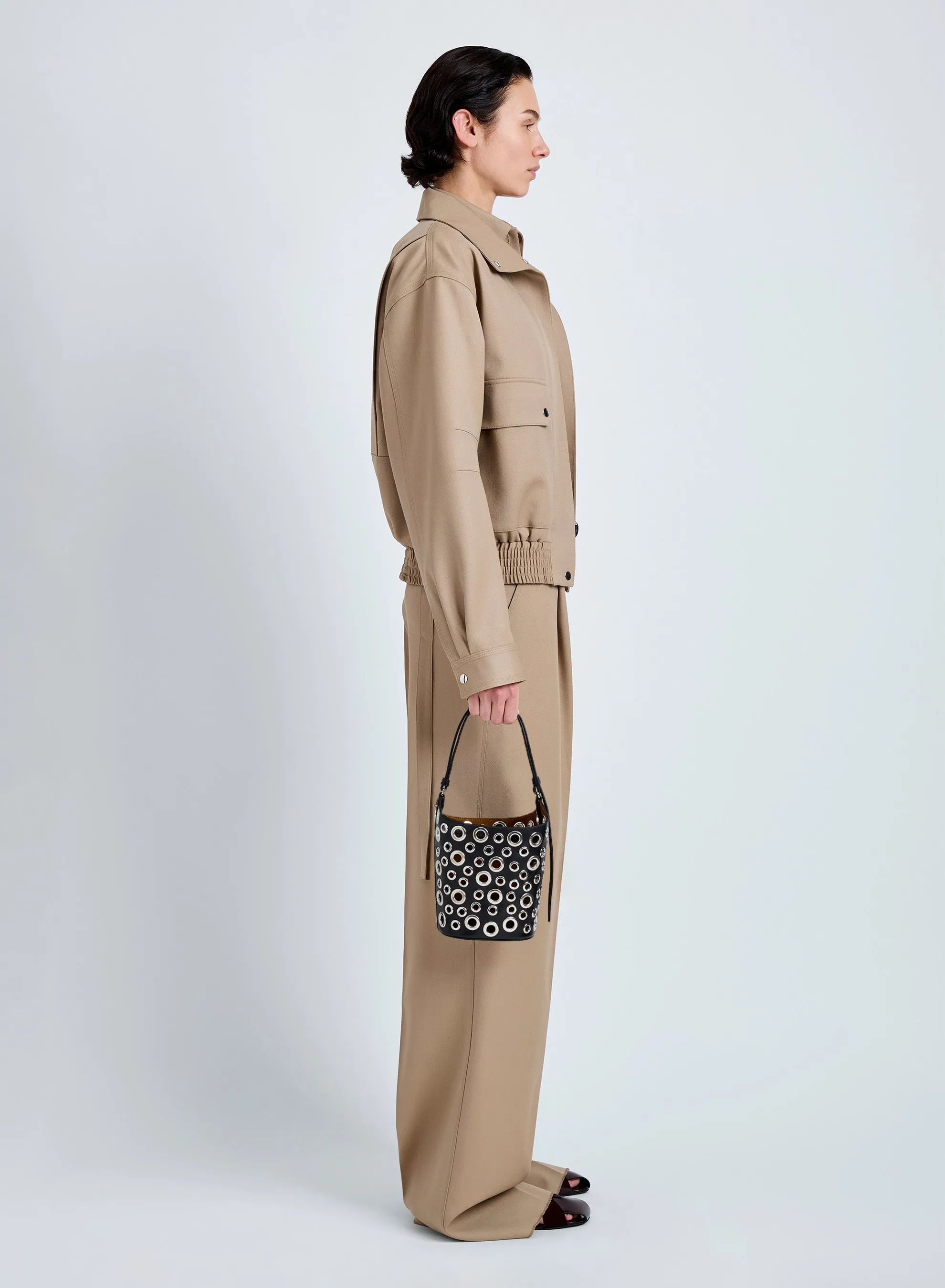 Mini Bucket Bag in Smooth Calf with Grommets sold by Proenza Schouler product image thumbnail 2