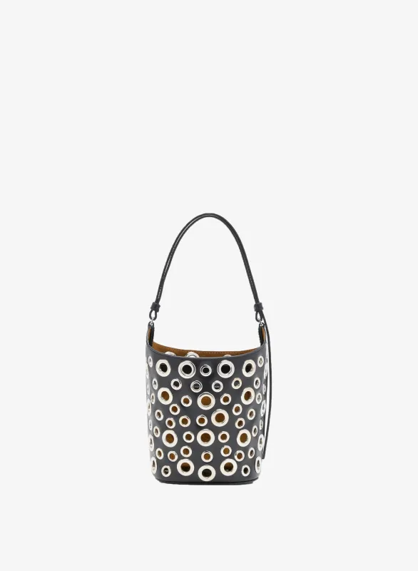 Mini Bucket Bag in Smooth Calf with Grommets made by Proenza Schouler