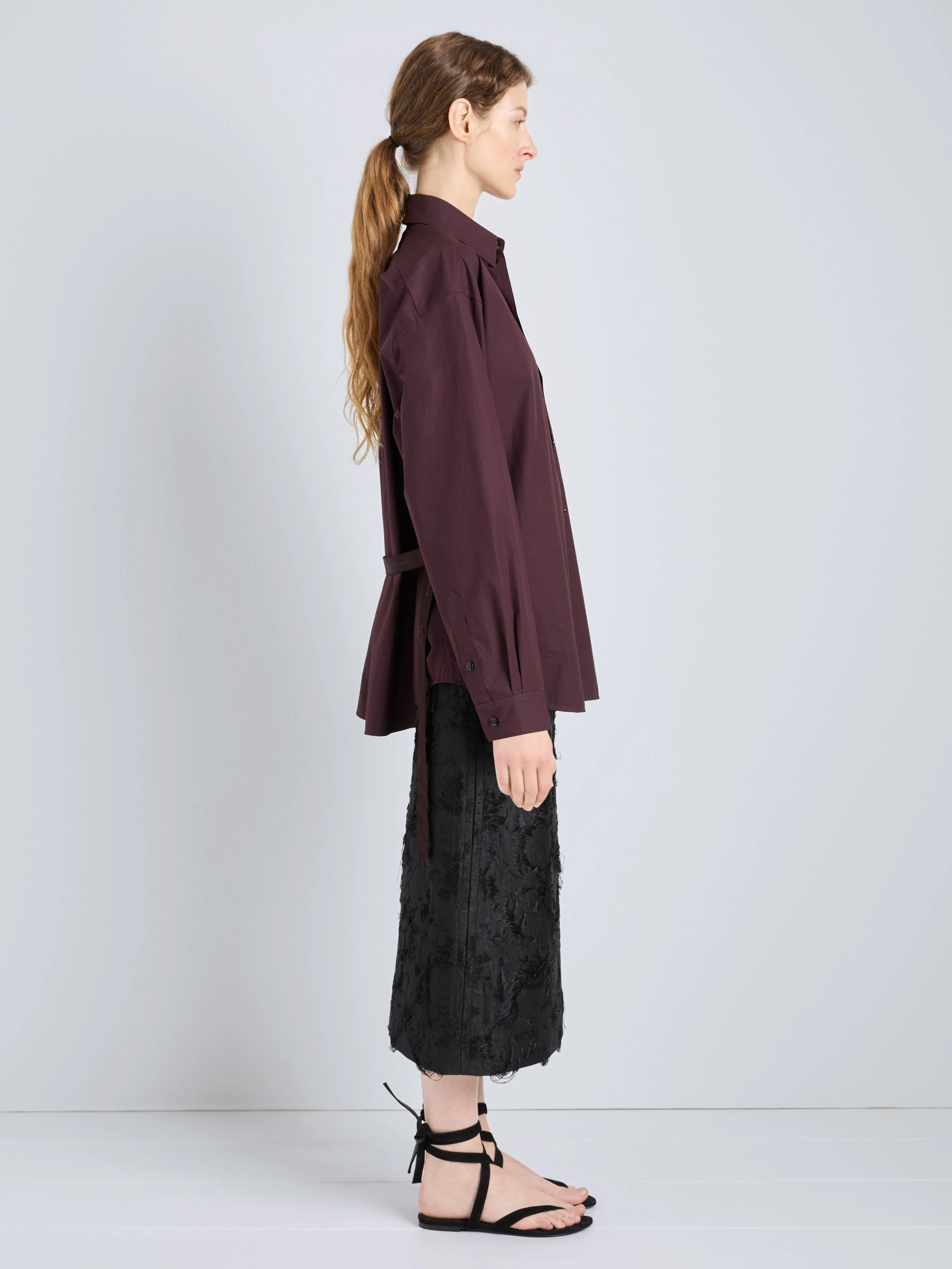Alia Top in Classic Cotton Shirting sold by Proenza Schouler product image thumbnail 4