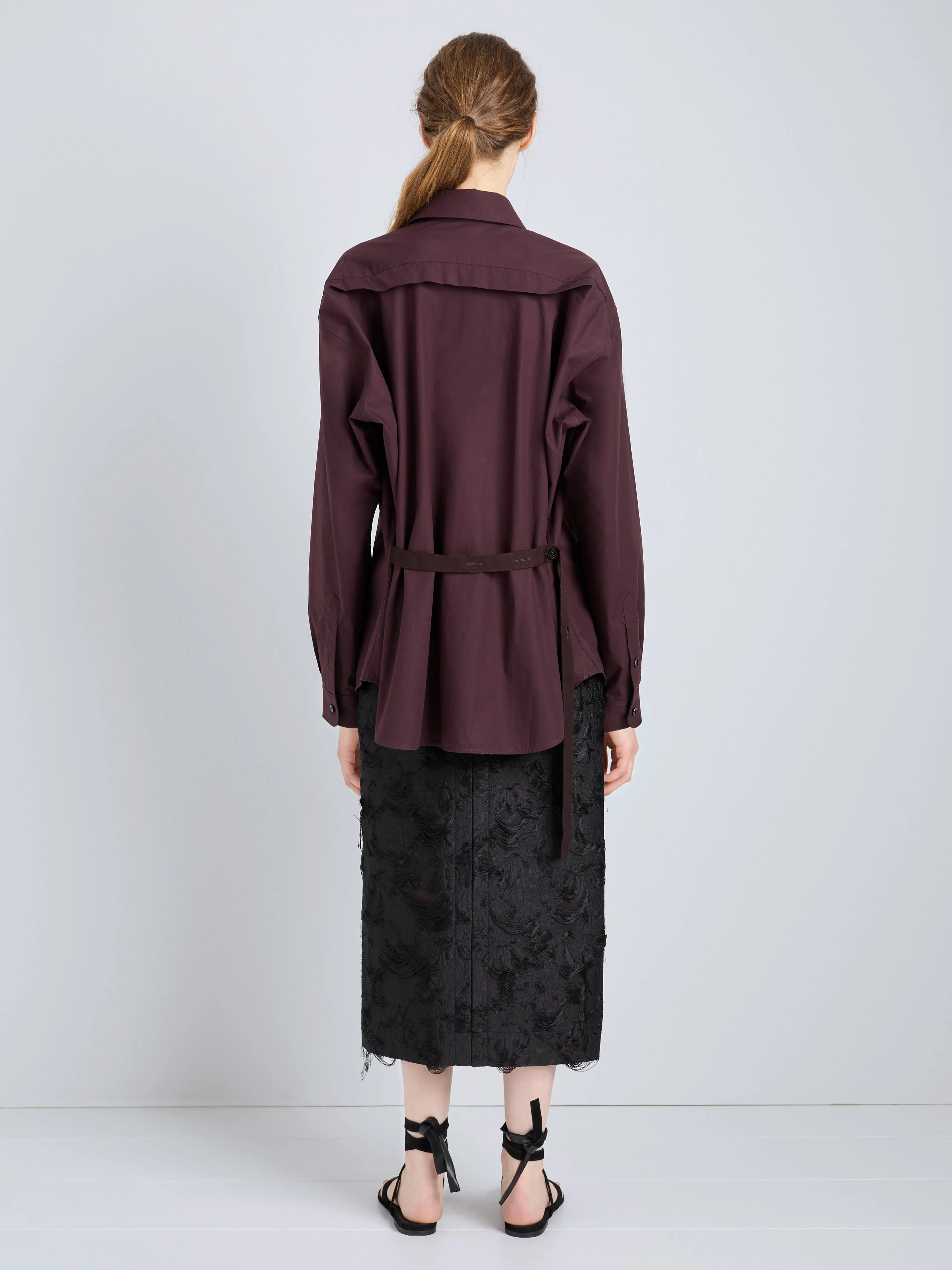 Alia Top in Classic Cotton Shirting sold by Proenza Schouler product image thumbnail 5
